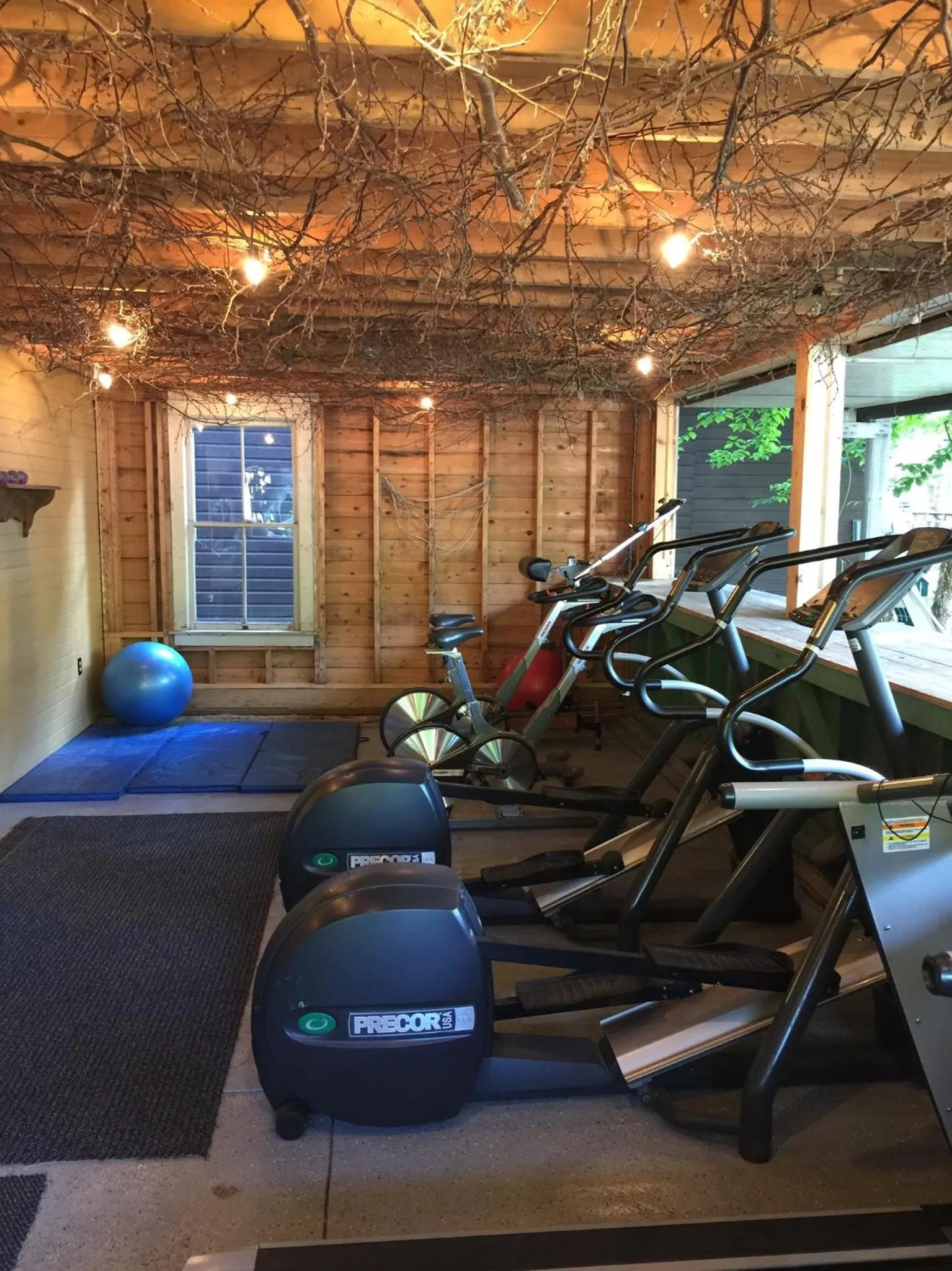 Fitness centre/facilities in The Woods Inn