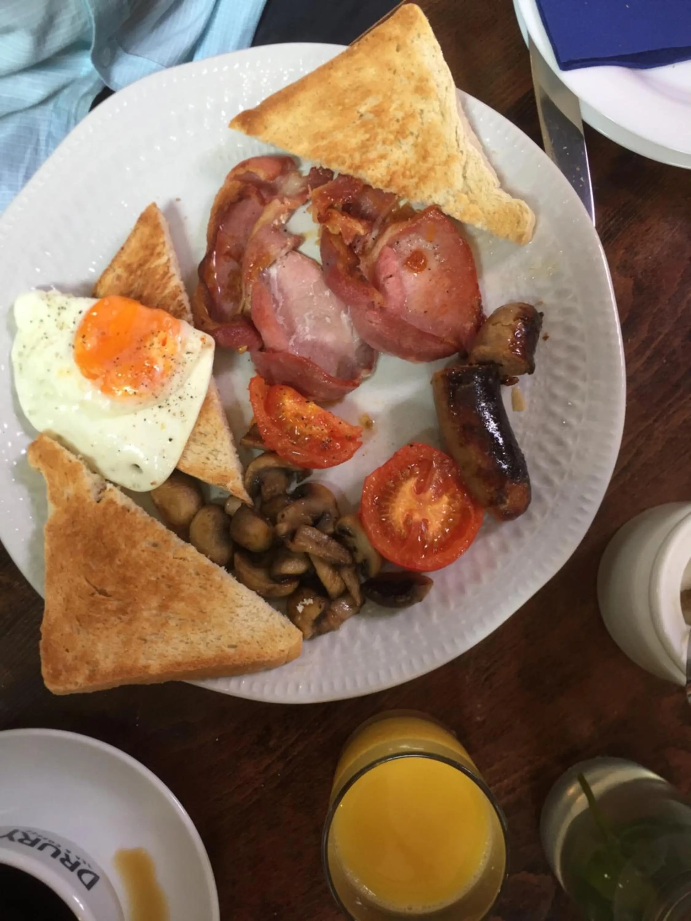 Food close-up in The George Inn