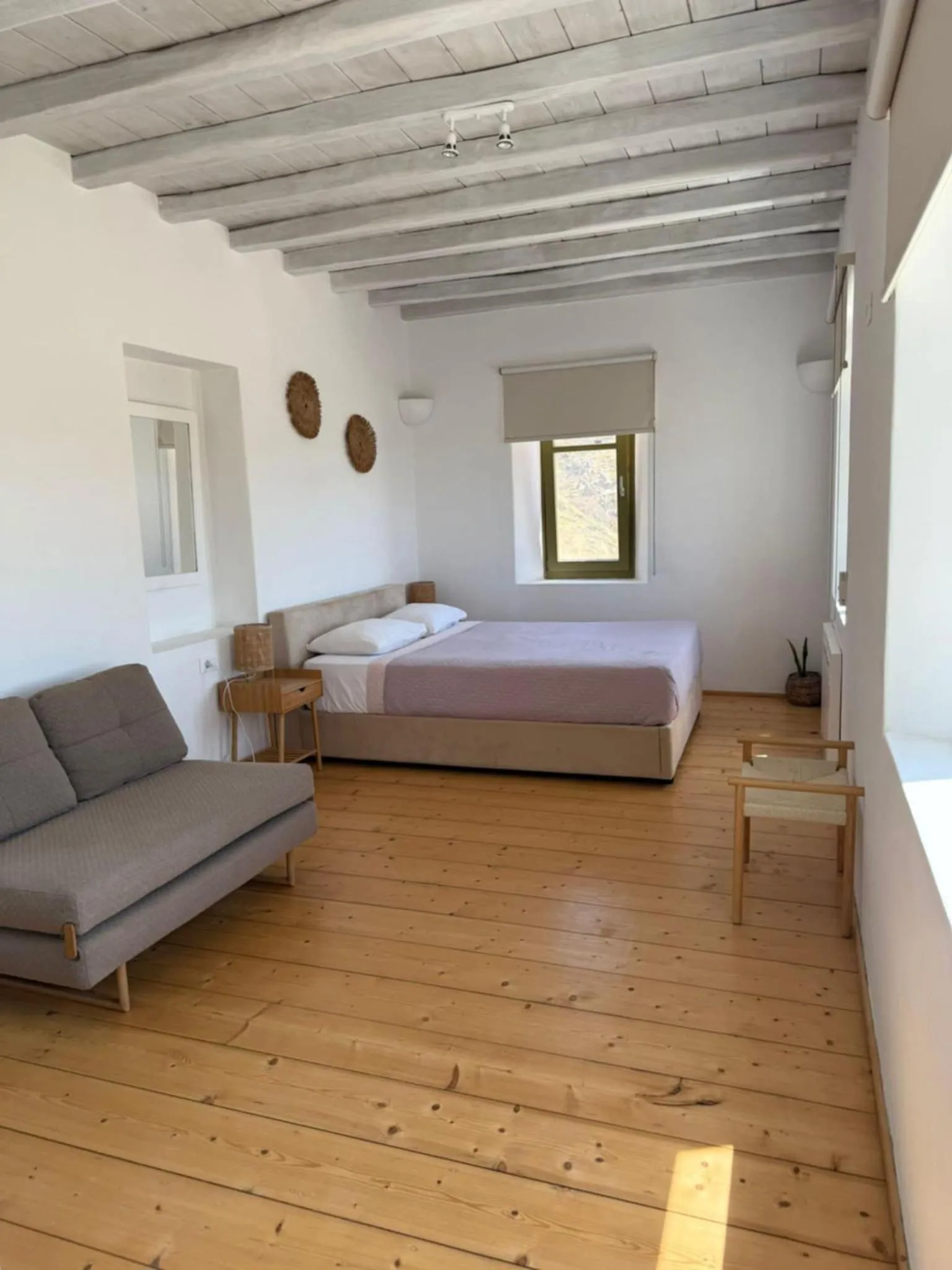 Bedroom, Bed in Aviola Mykonos