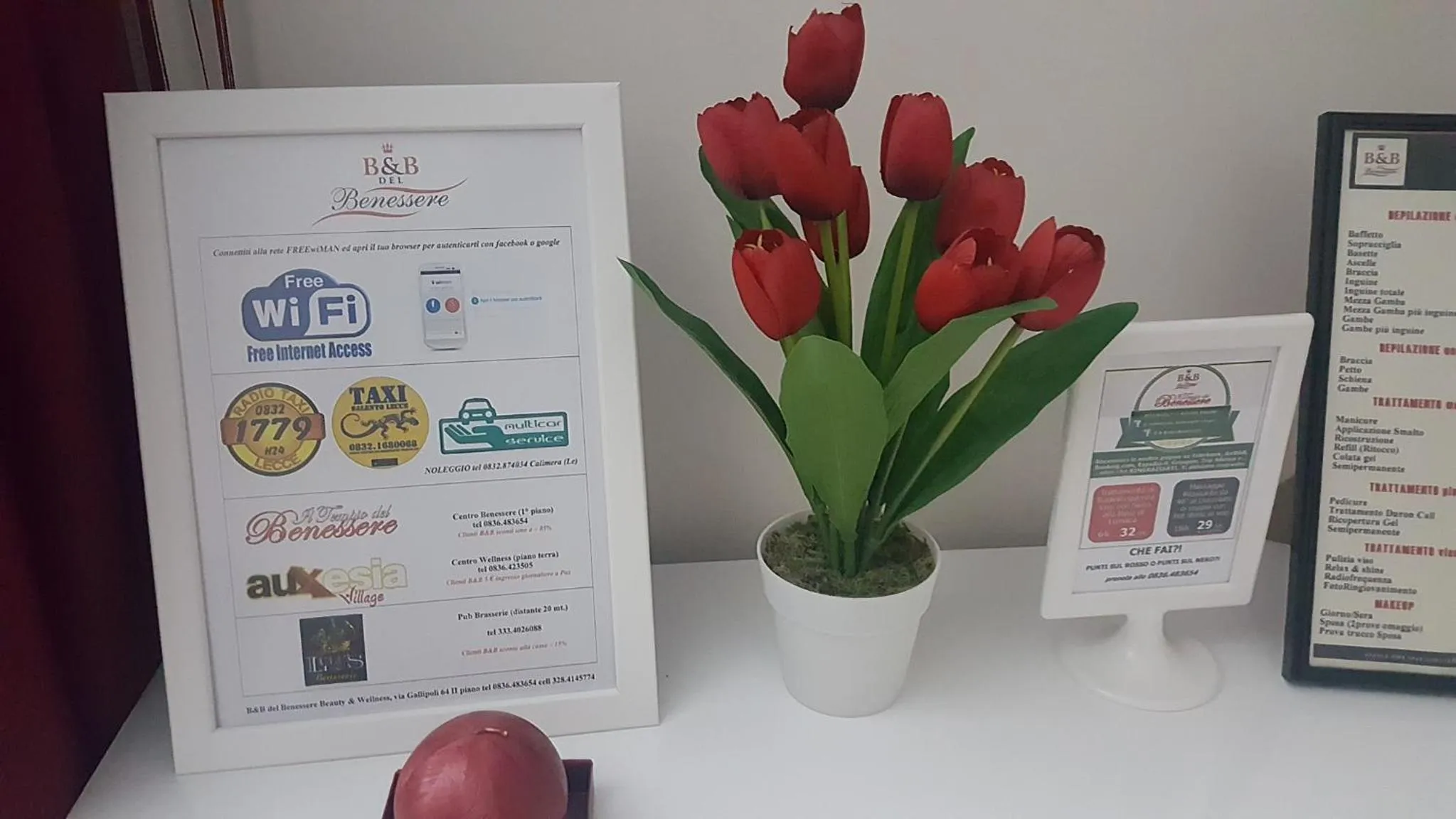 Activities in B&B del Benessere Beauty & Welness