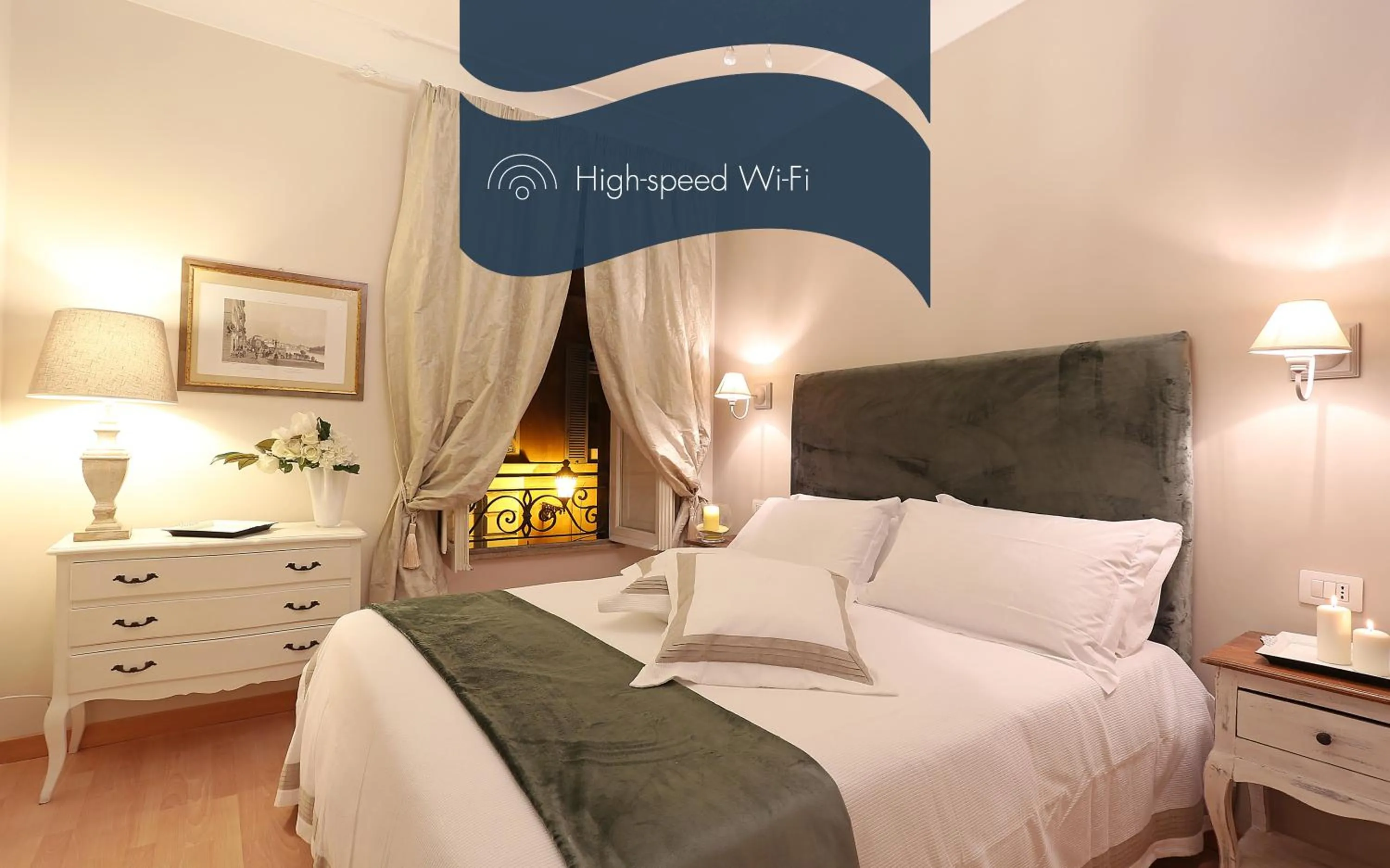 Text overlay, Bed in Daplace - Ottavia Apartment