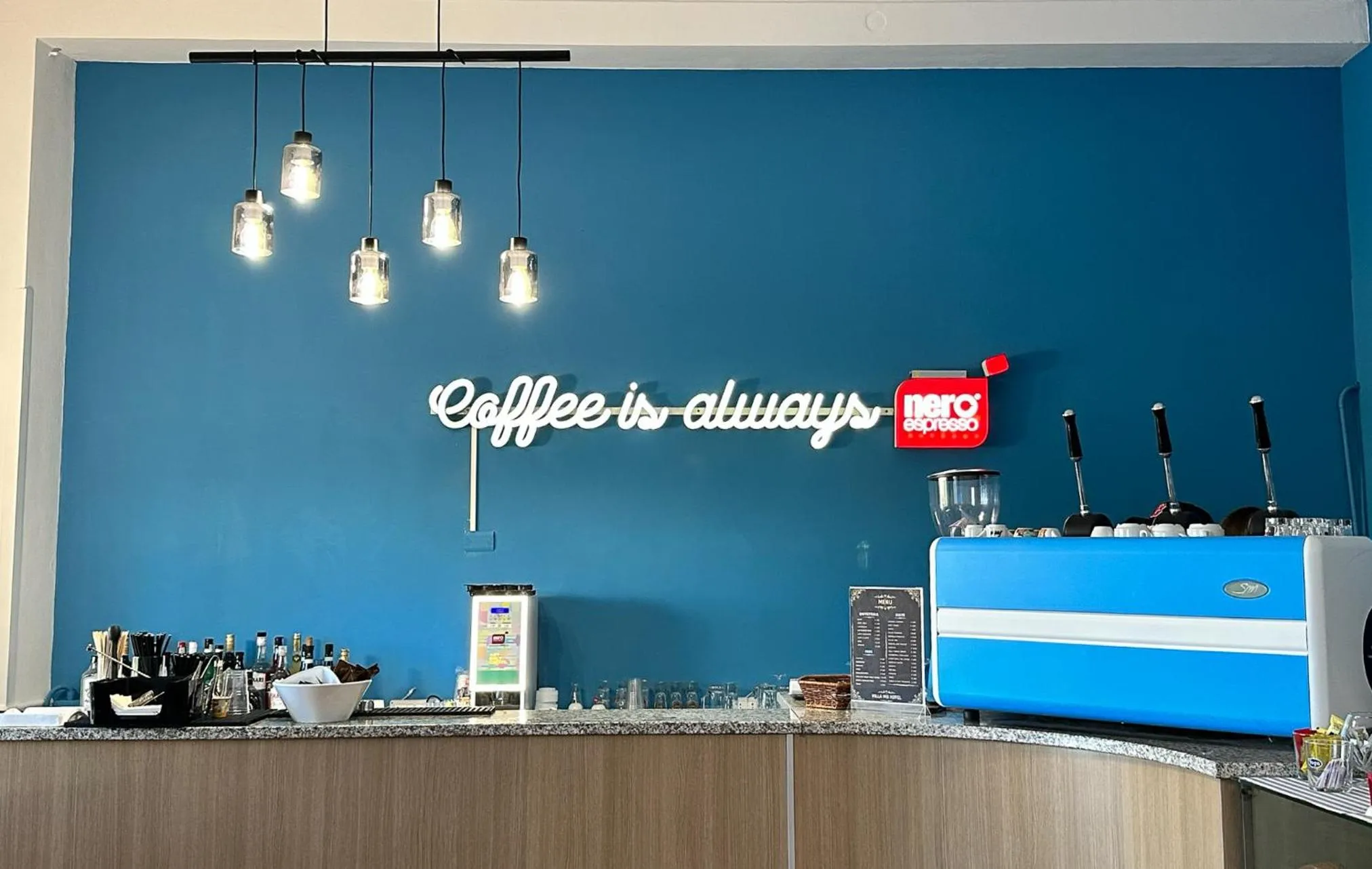 Lounge or bar in Villa MG Hotel