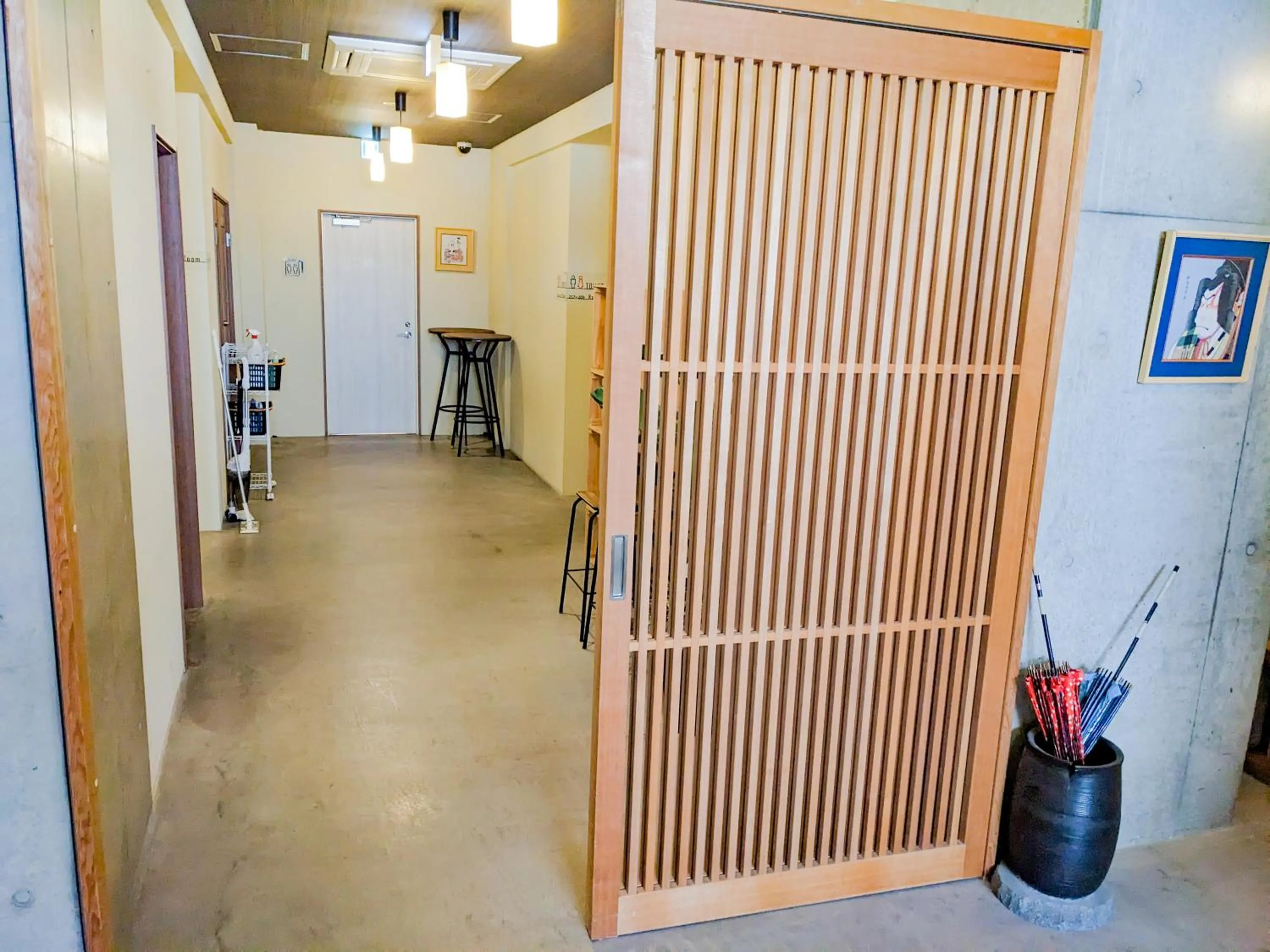 Area and facilities in Hostel JIN