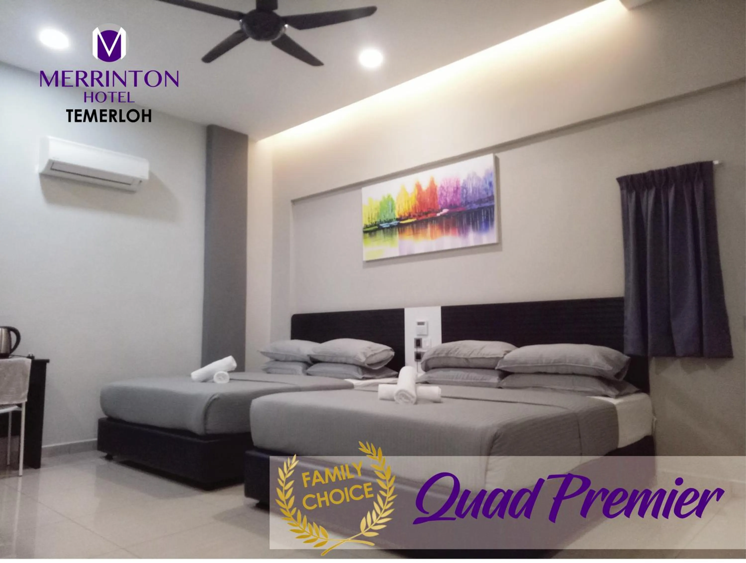 Bedroom, Bed in Merrinton Hotel Temerloh