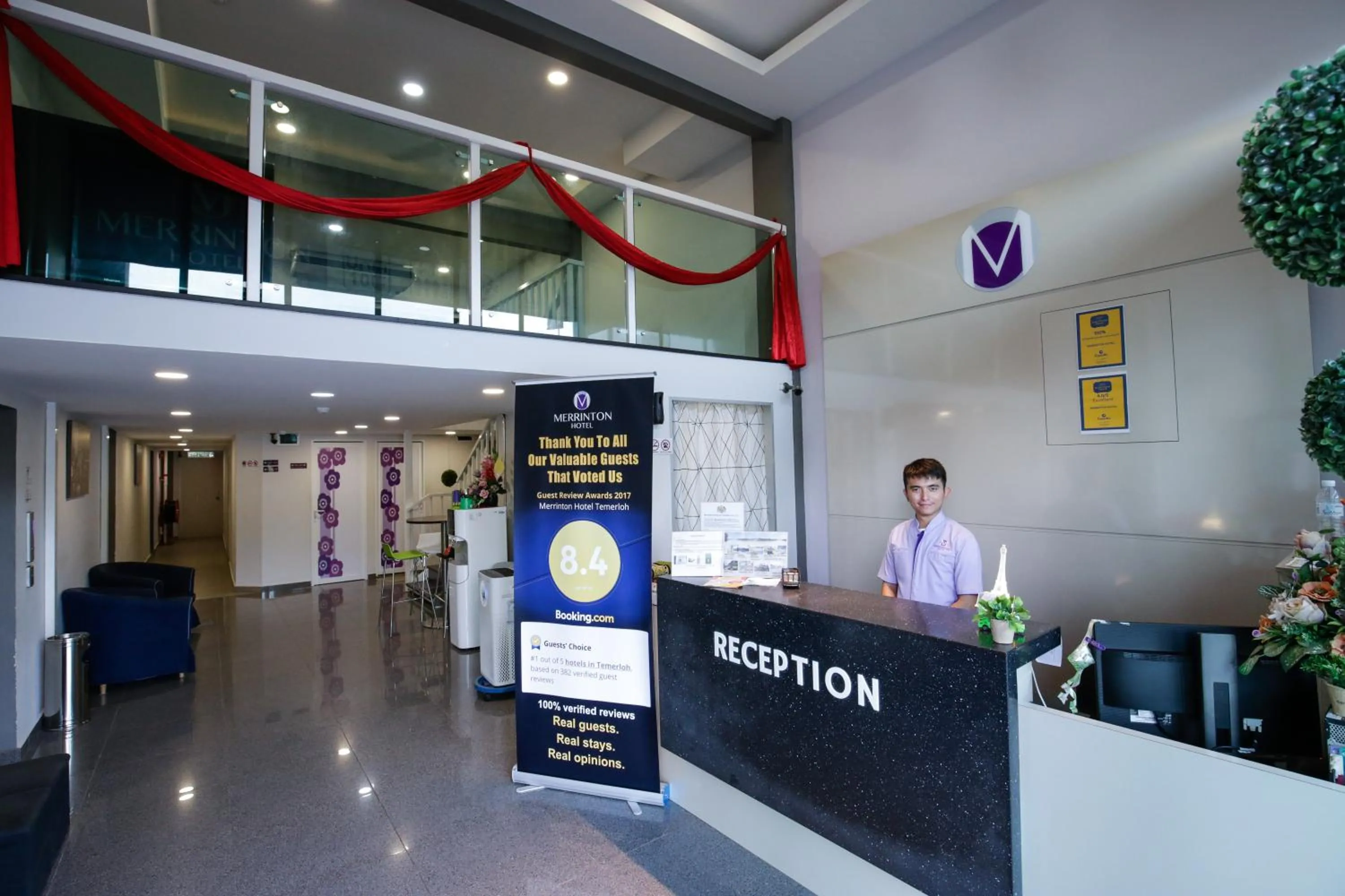 Lobby or reception in Merrinton Hotel Temerloh