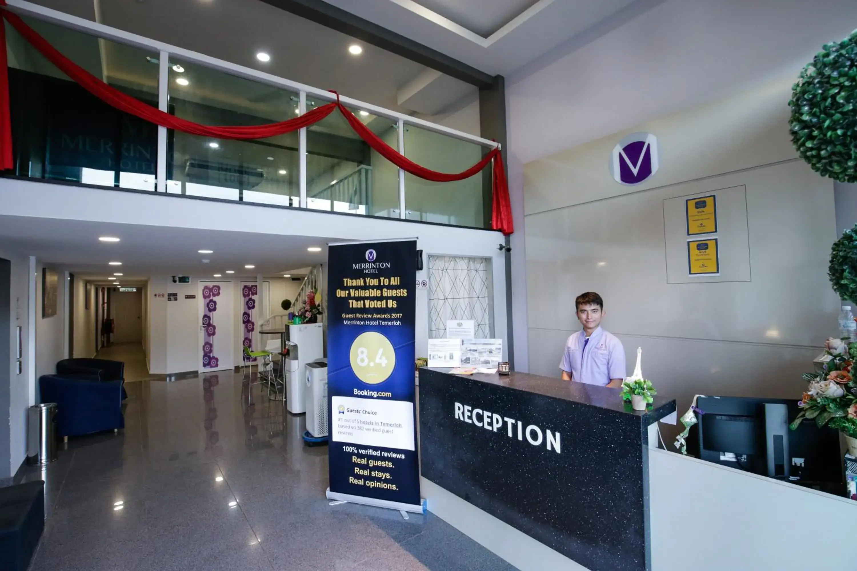 Lobby or reception in Merrinton Hotel Temerloh Lobby or reception in Merrinton Hotel Temerloh