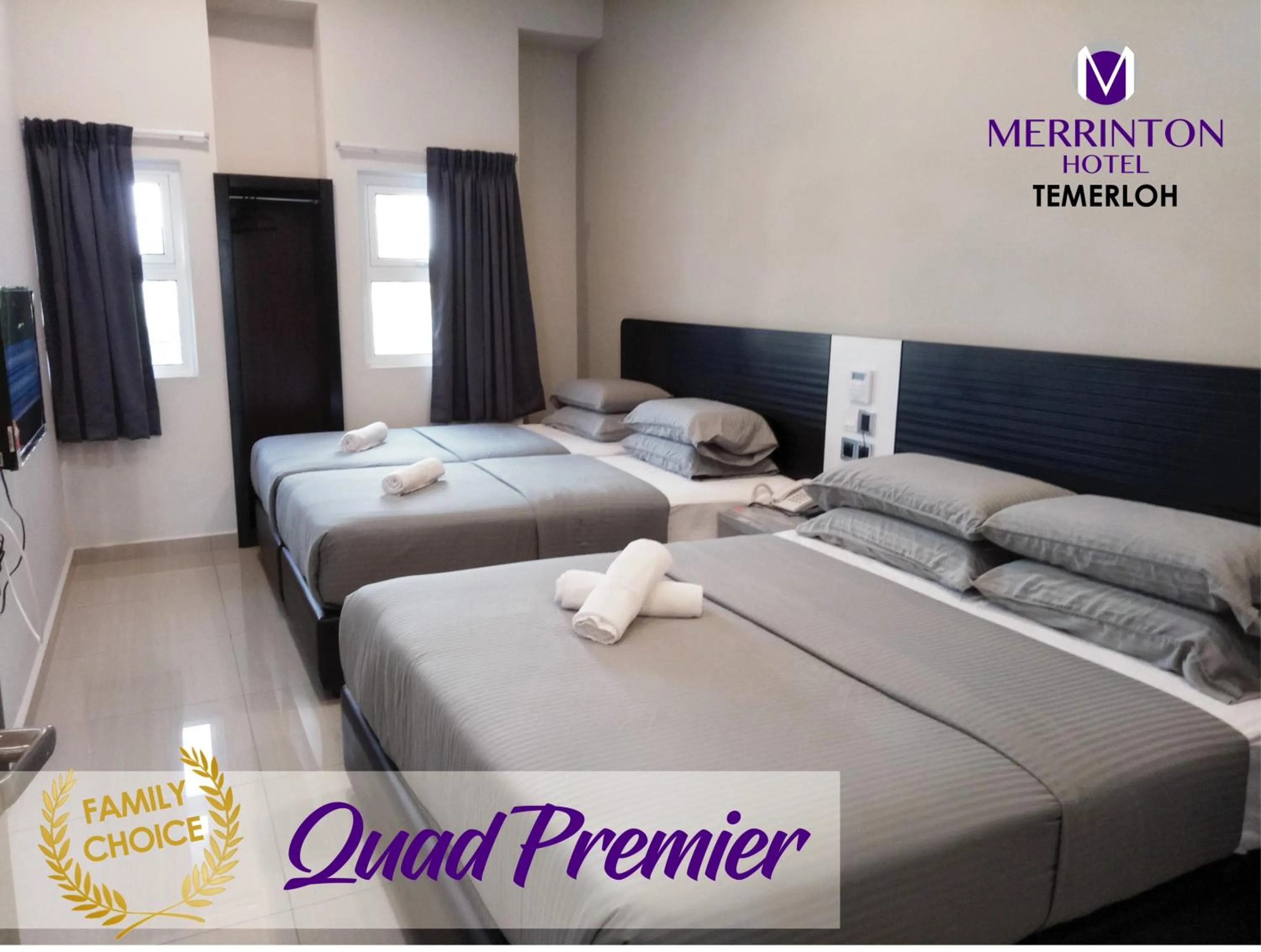 Bedroom, Bed in Merrinton Hotel Temerloh