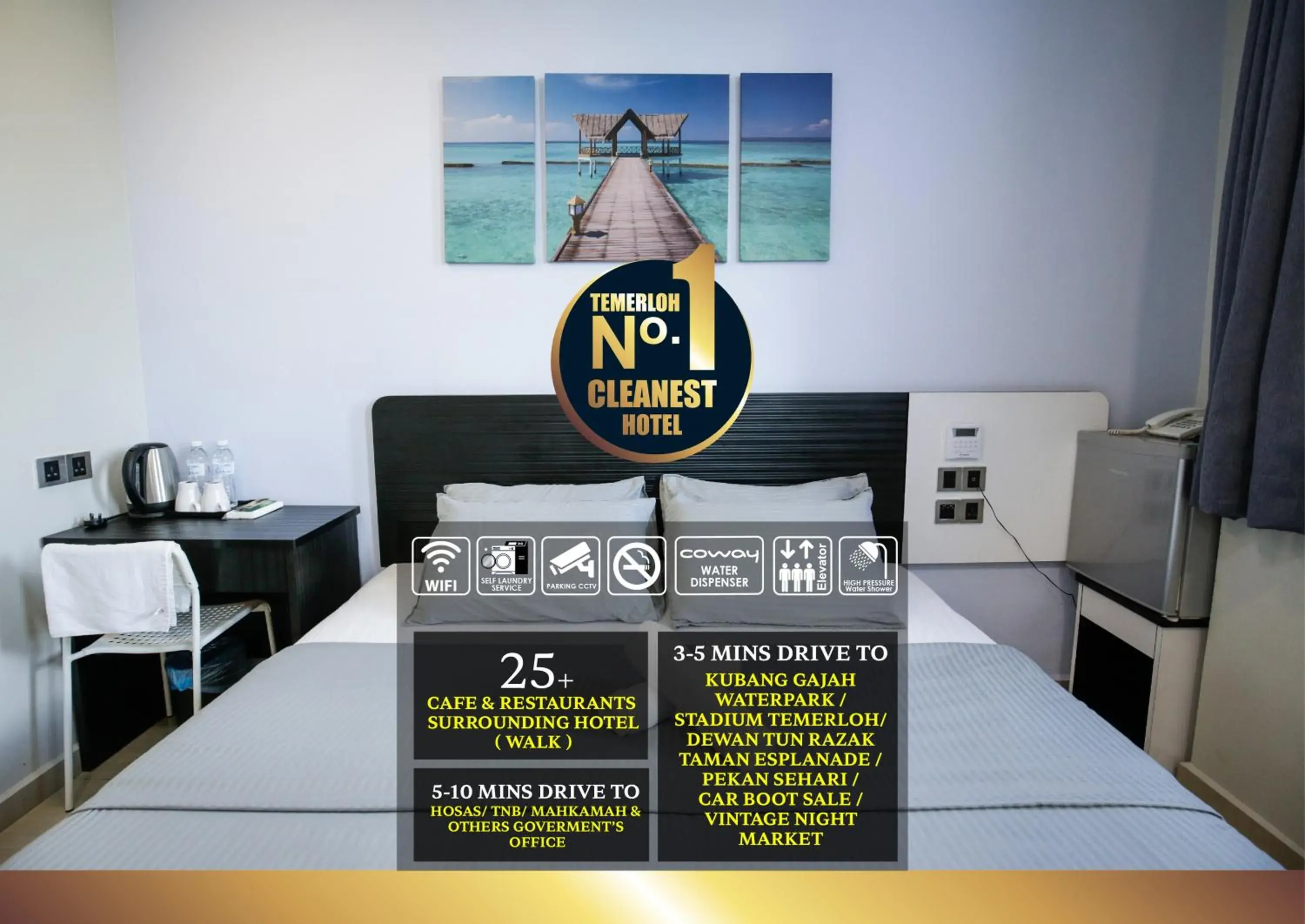 Property building in Merrinton Hotel Temerloh Property building in Merrinton Hotel Temerloh