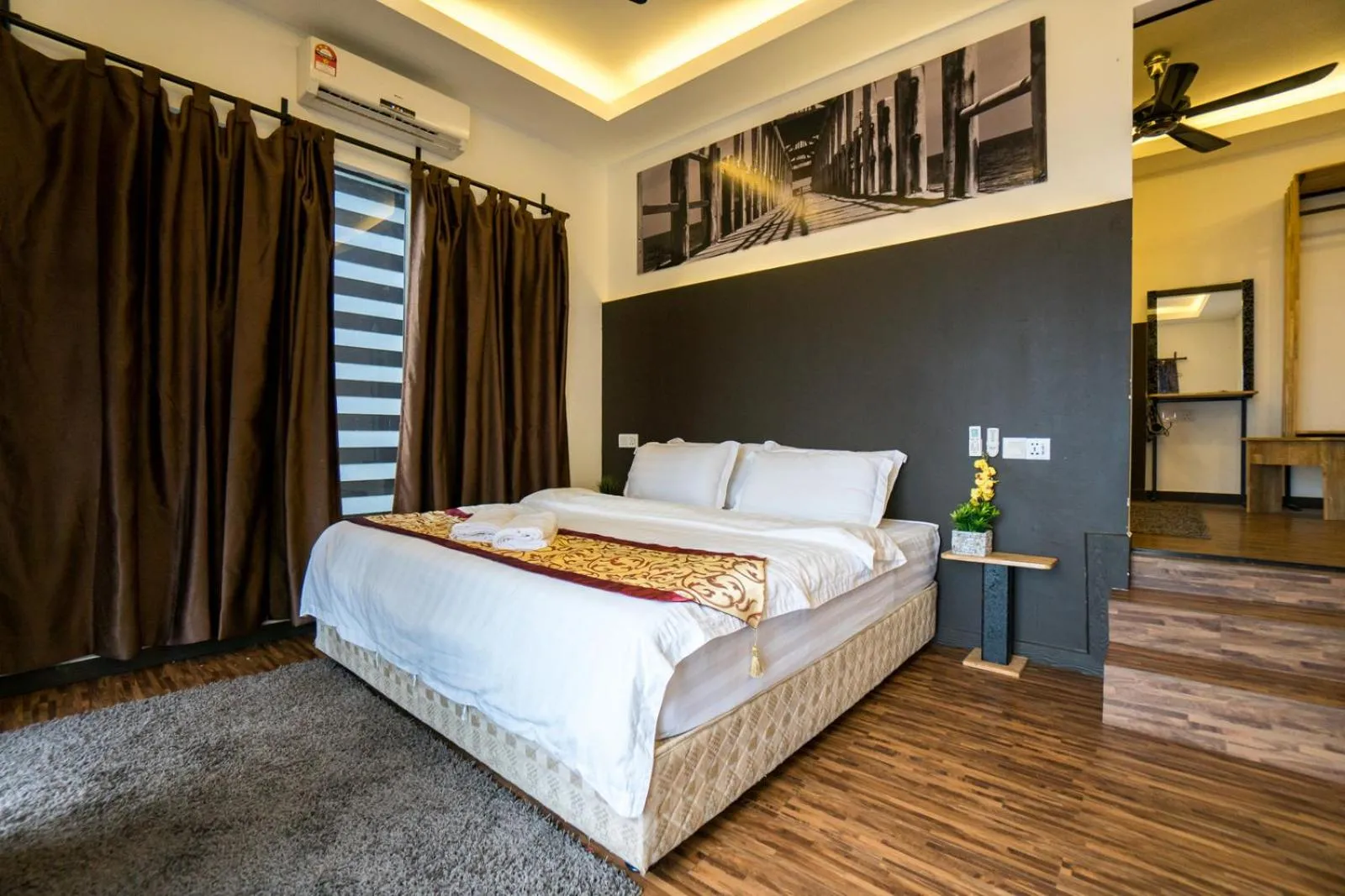 Bedroom, Bed in The Barat Tioman Beach Resort