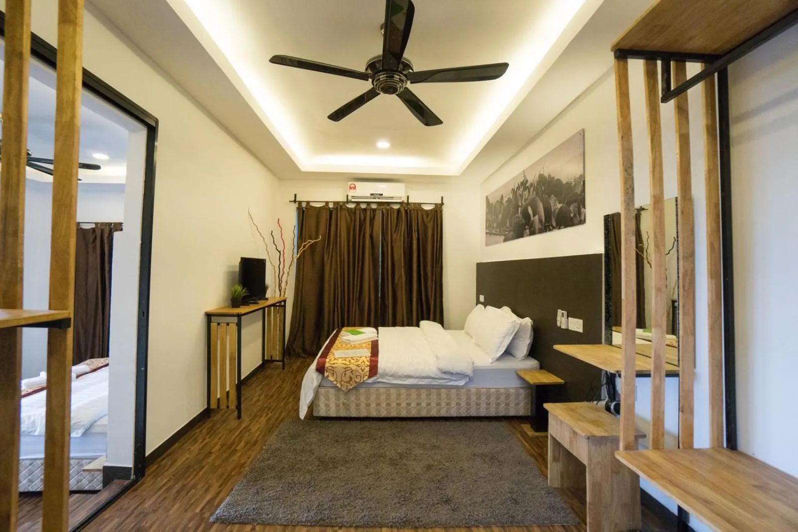 Bed in The Barat Tioman Beach Resort