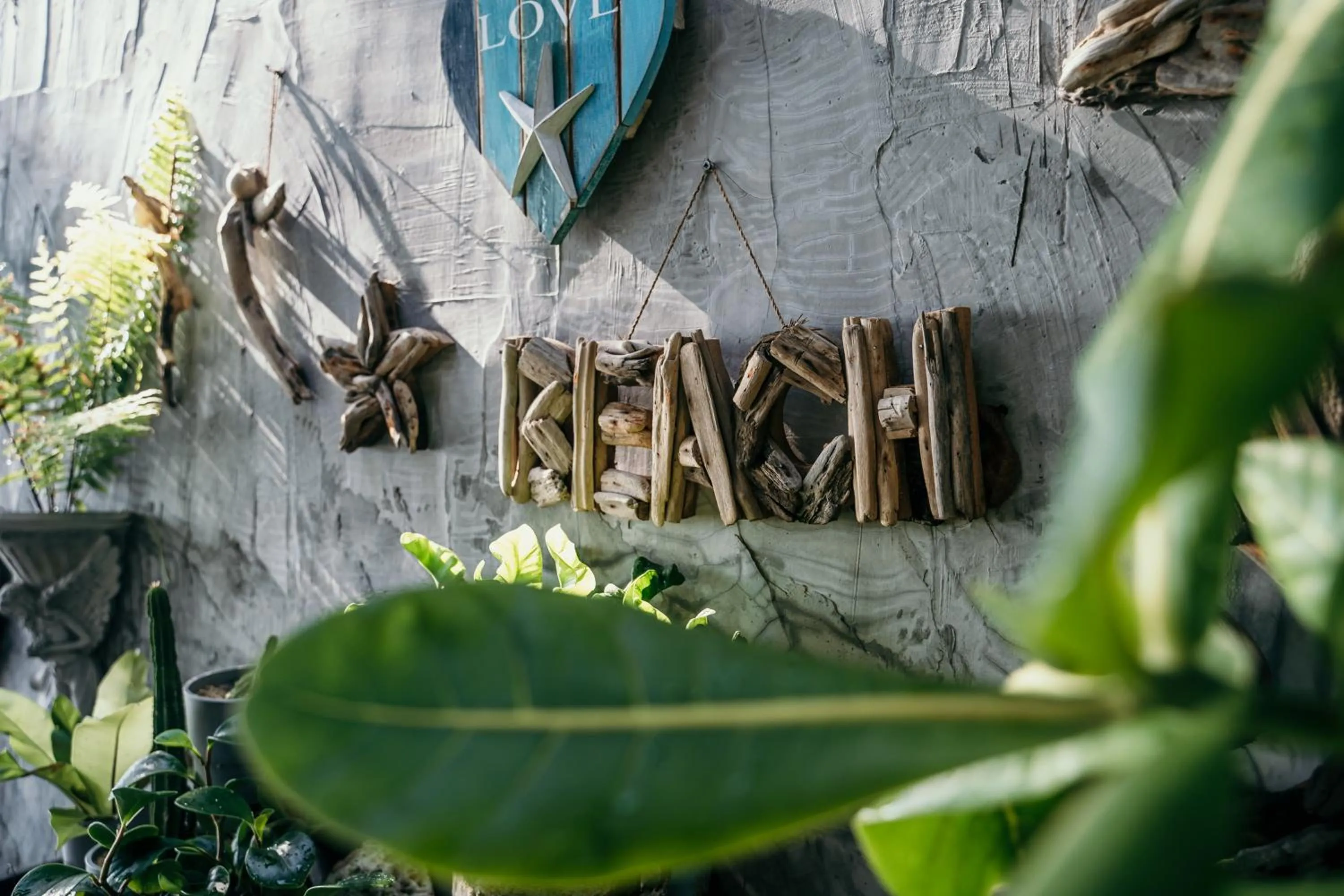 Garden in Sand in My Shoes Beach Loft