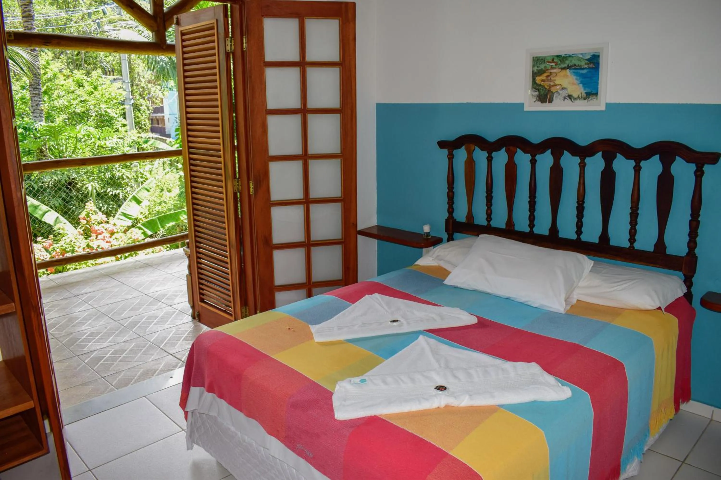 Bed in Pousada Capim Melado