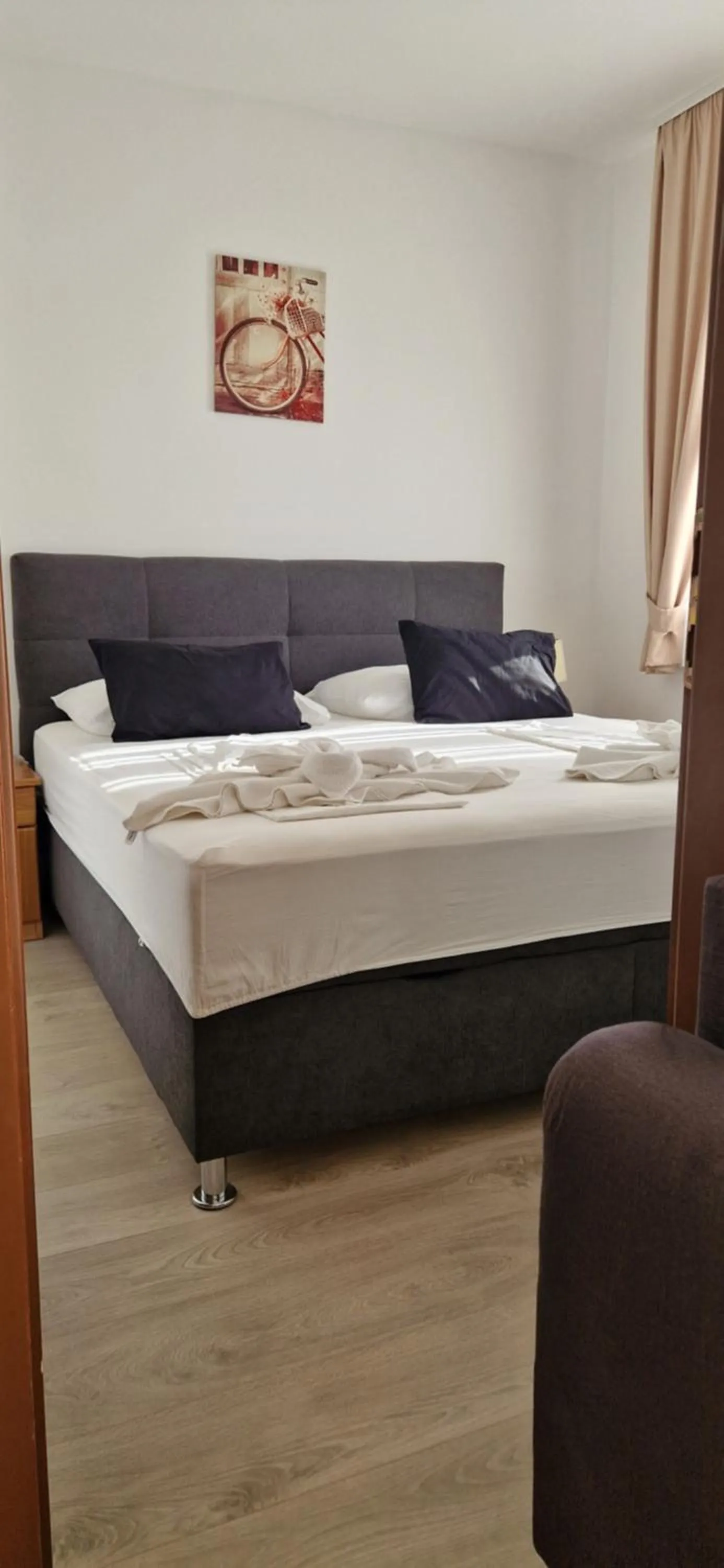 Bed in Hotel Viktorija