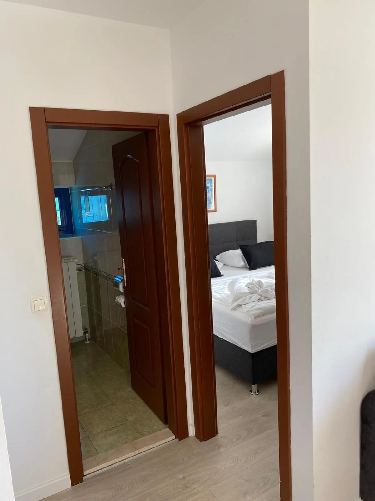 Bed in Hotel Viktorija