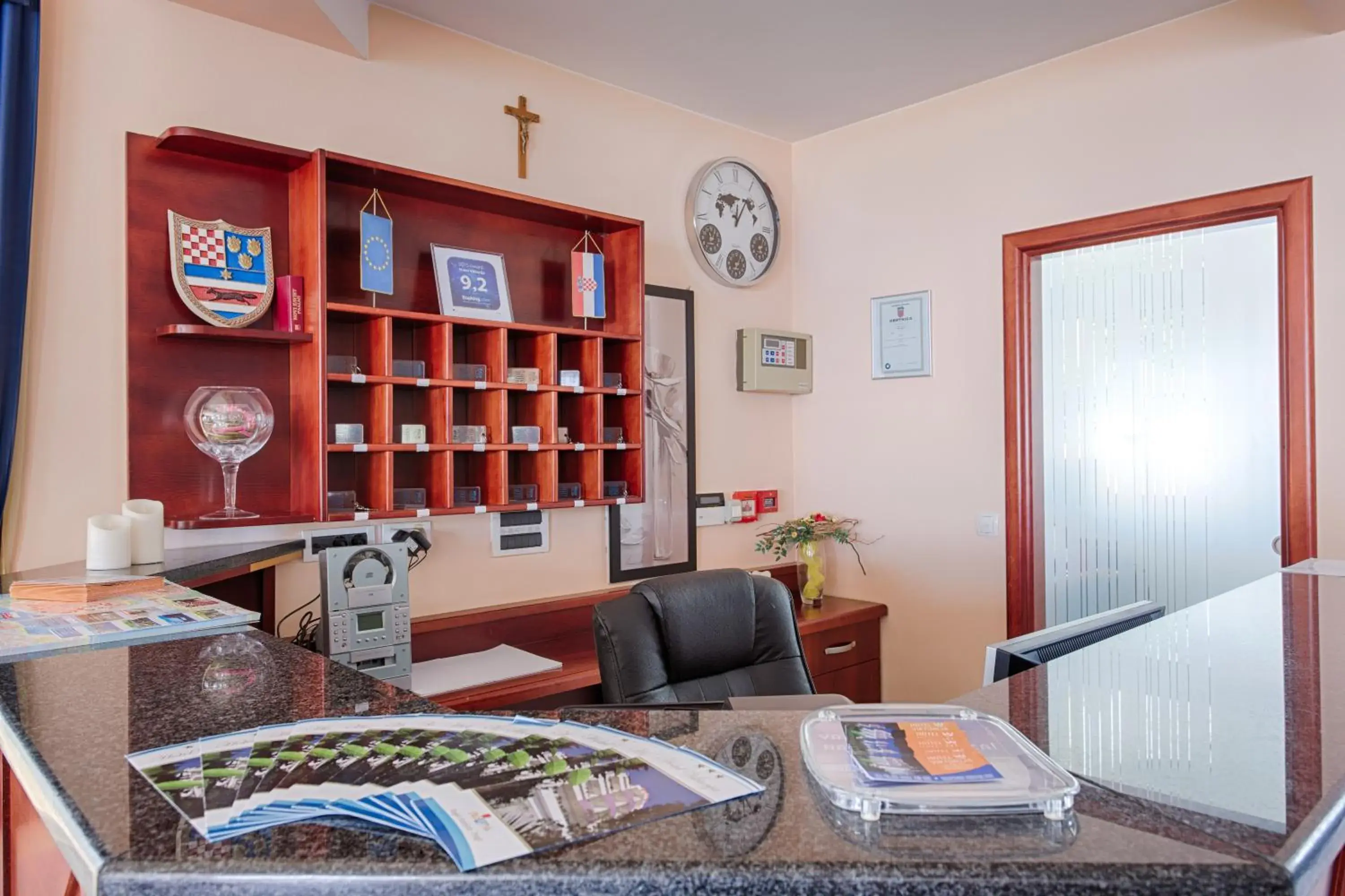 Lobby or reception in Hotel Viktorija Lobby or reception in Hotel Viktorija