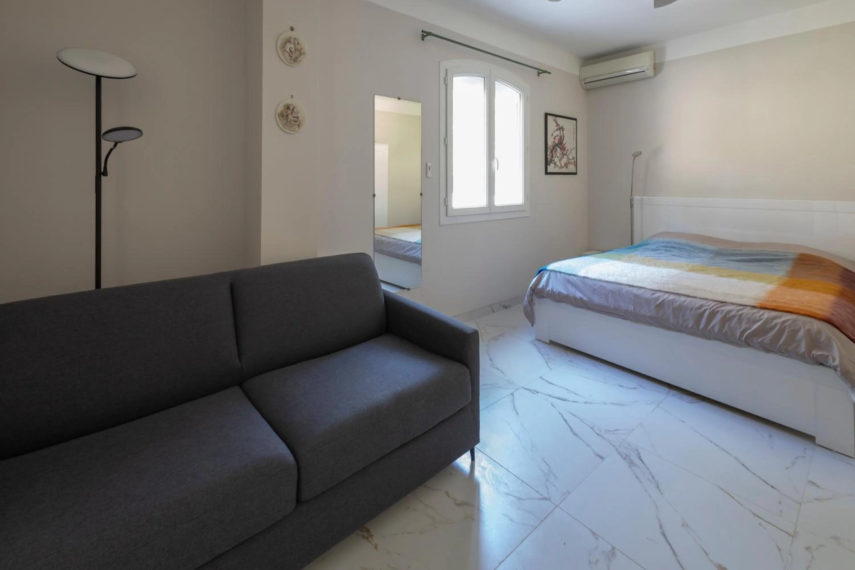 Bedroom, Bed in Villa Violette