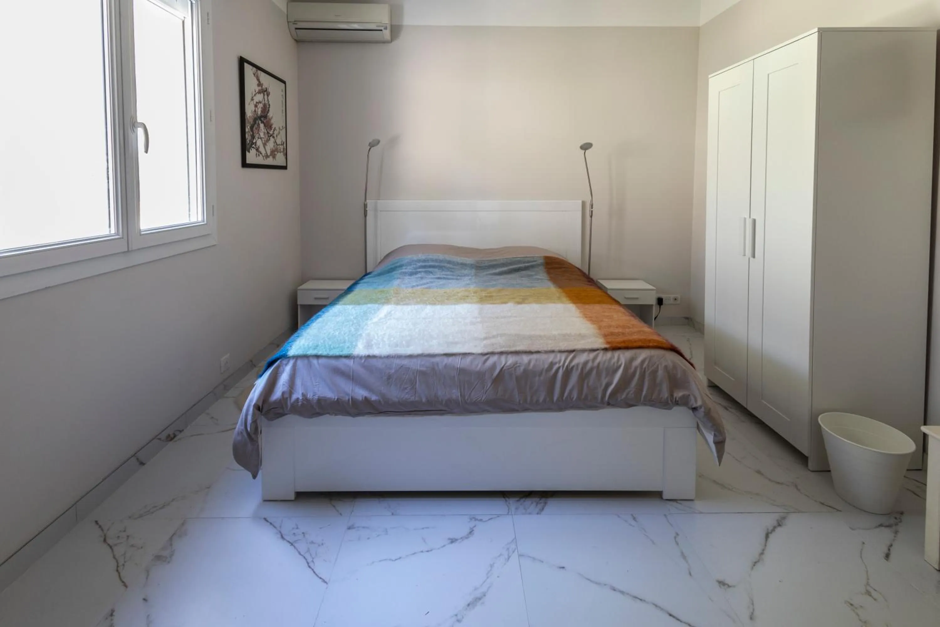 Bedroom, Bed in Villa Violette