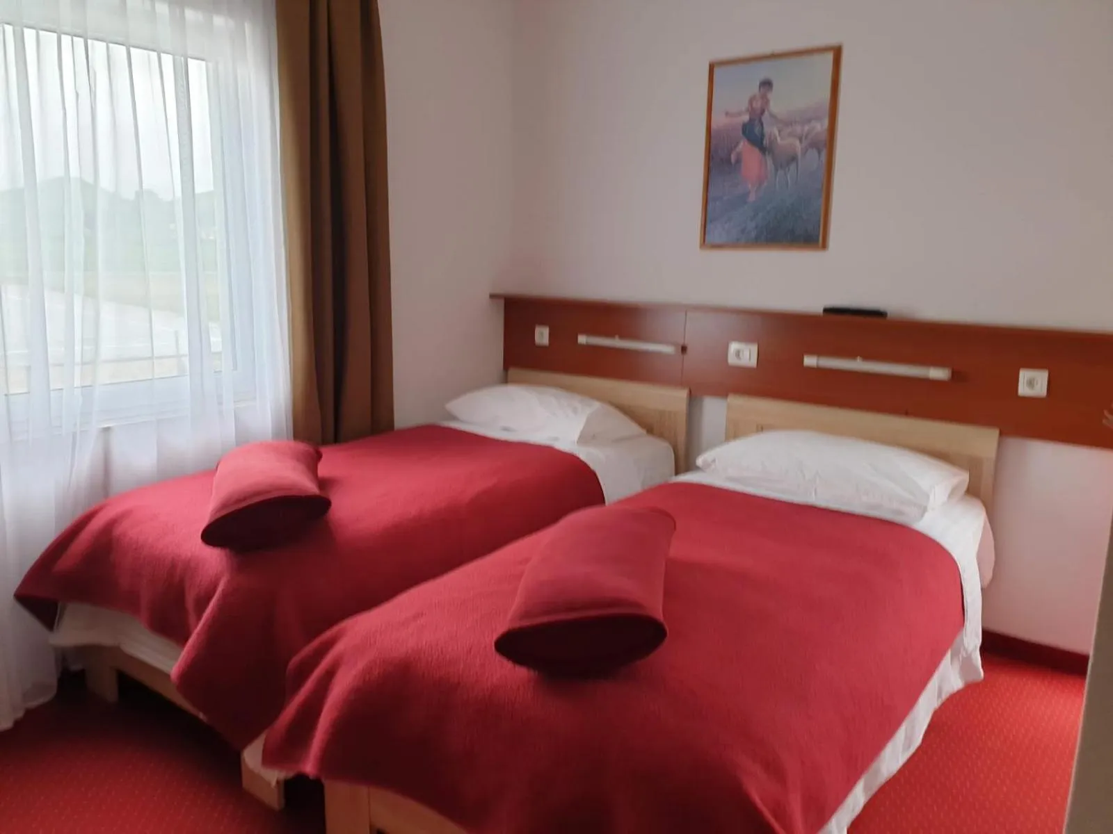 Bedroom, Bed in Hotel Mirni Kutak