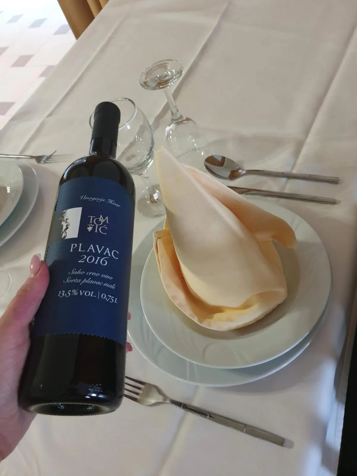 Food and drinks in Hotel Mirni Kutak