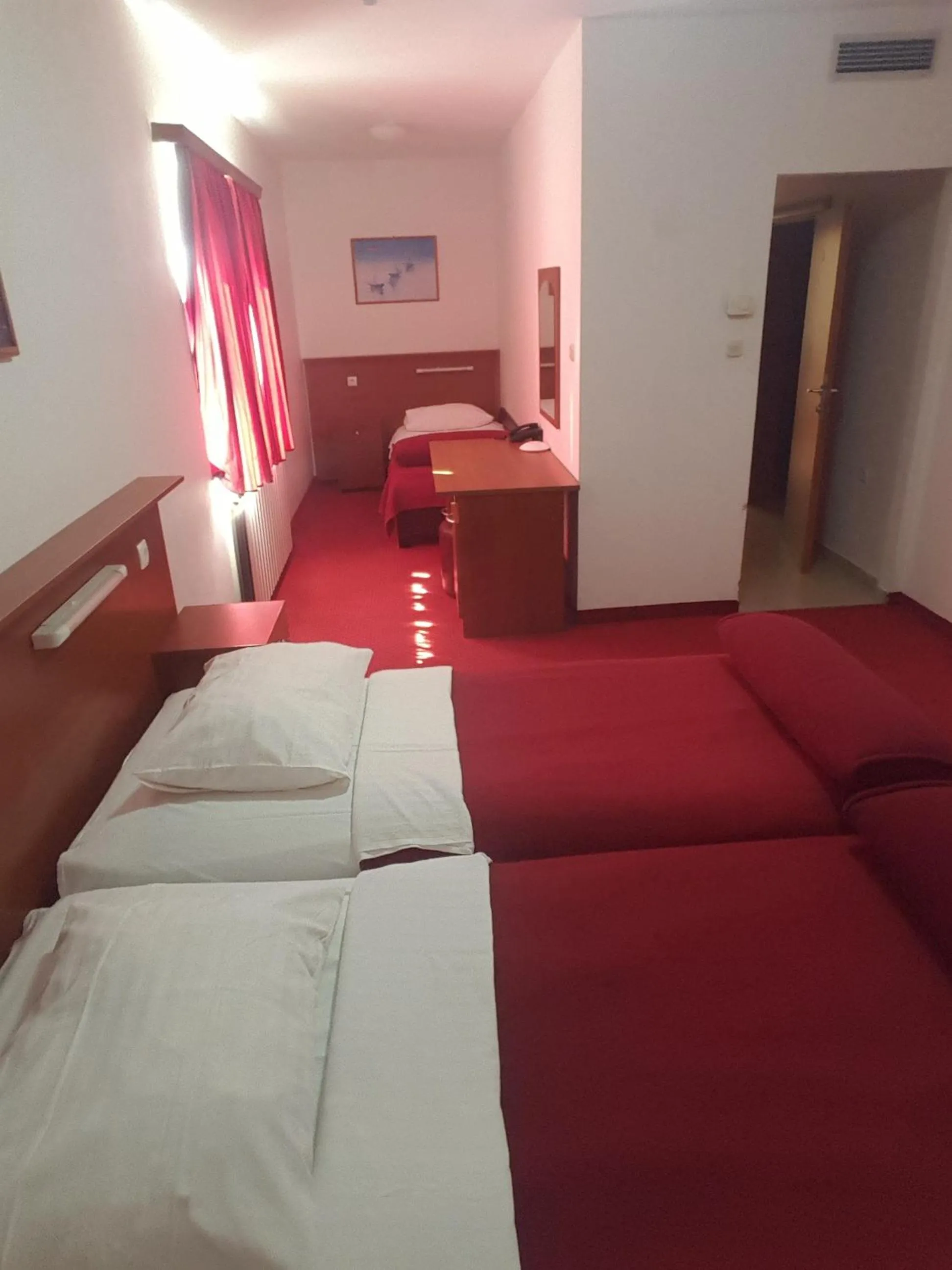 Bed in Hotel Mirni Kutak