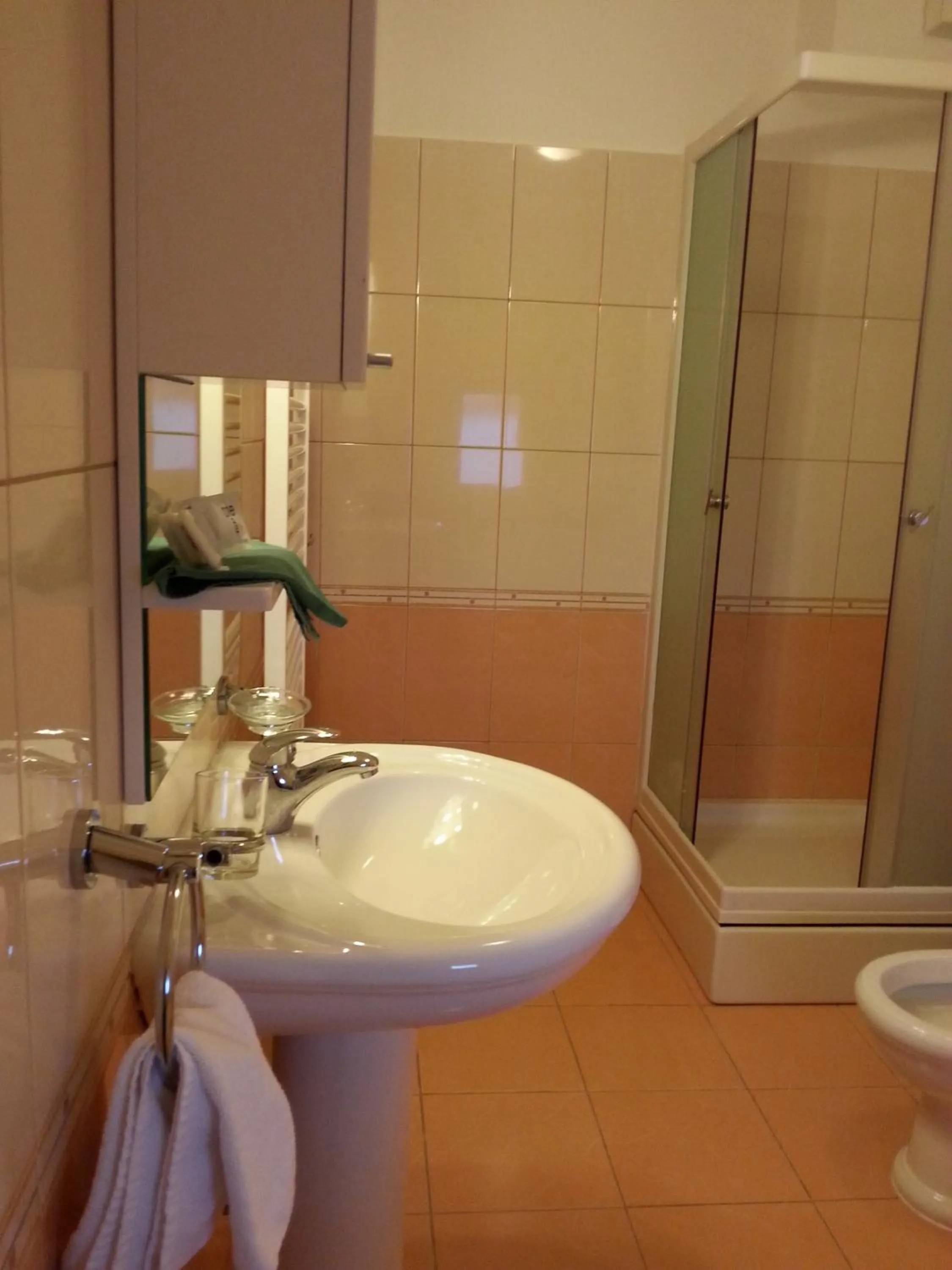 Shower in Hotel Mirni Kutak