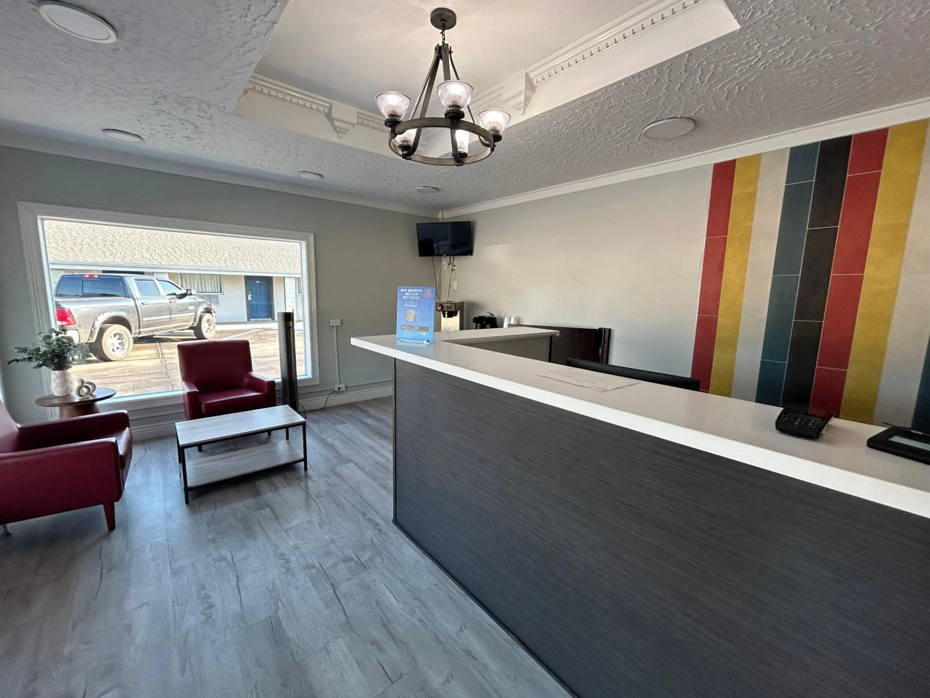 Lobby or reception in Motel 6 Ponca City, OK