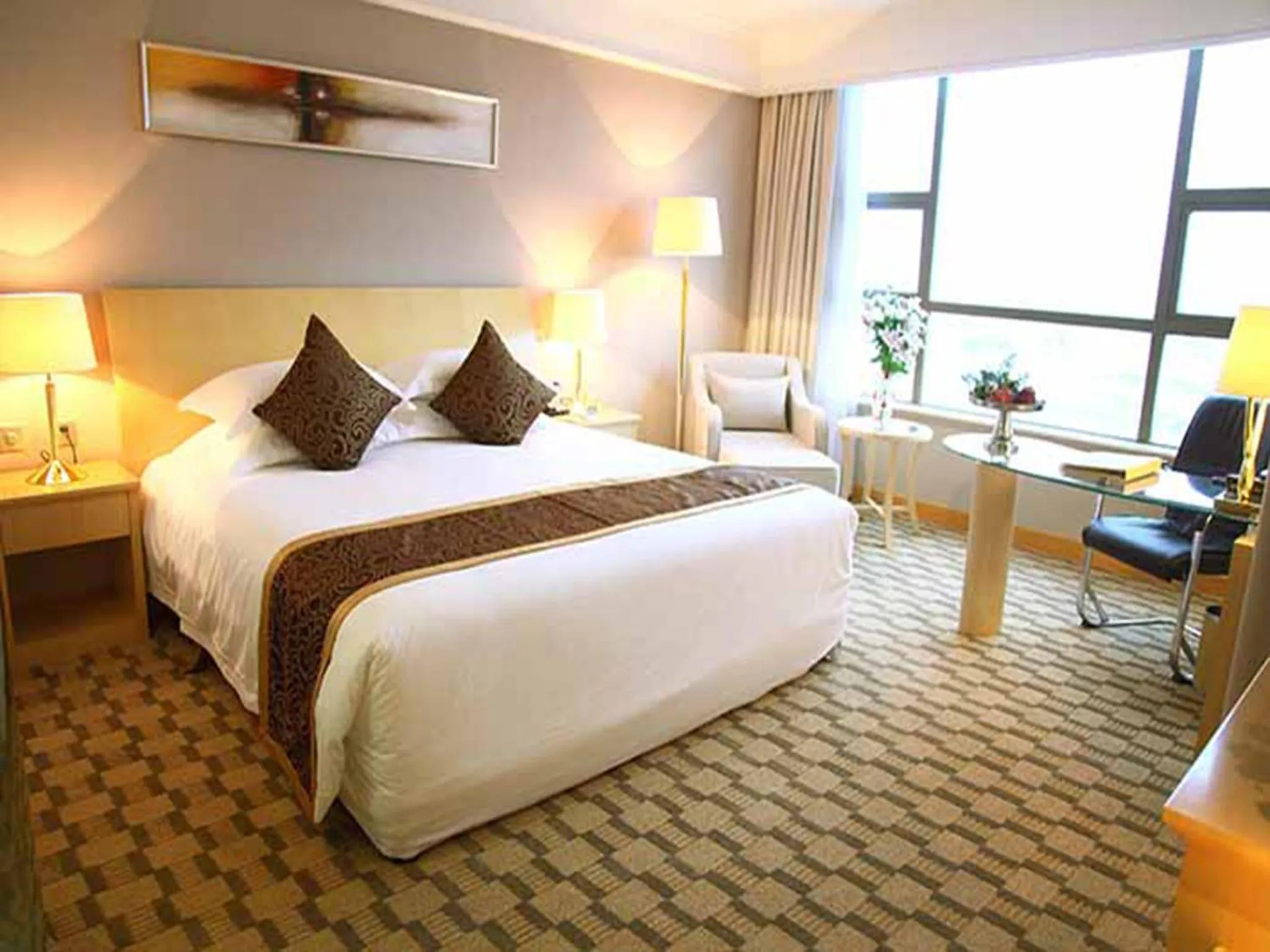 Bed in Hui Fu Jinling Hotel