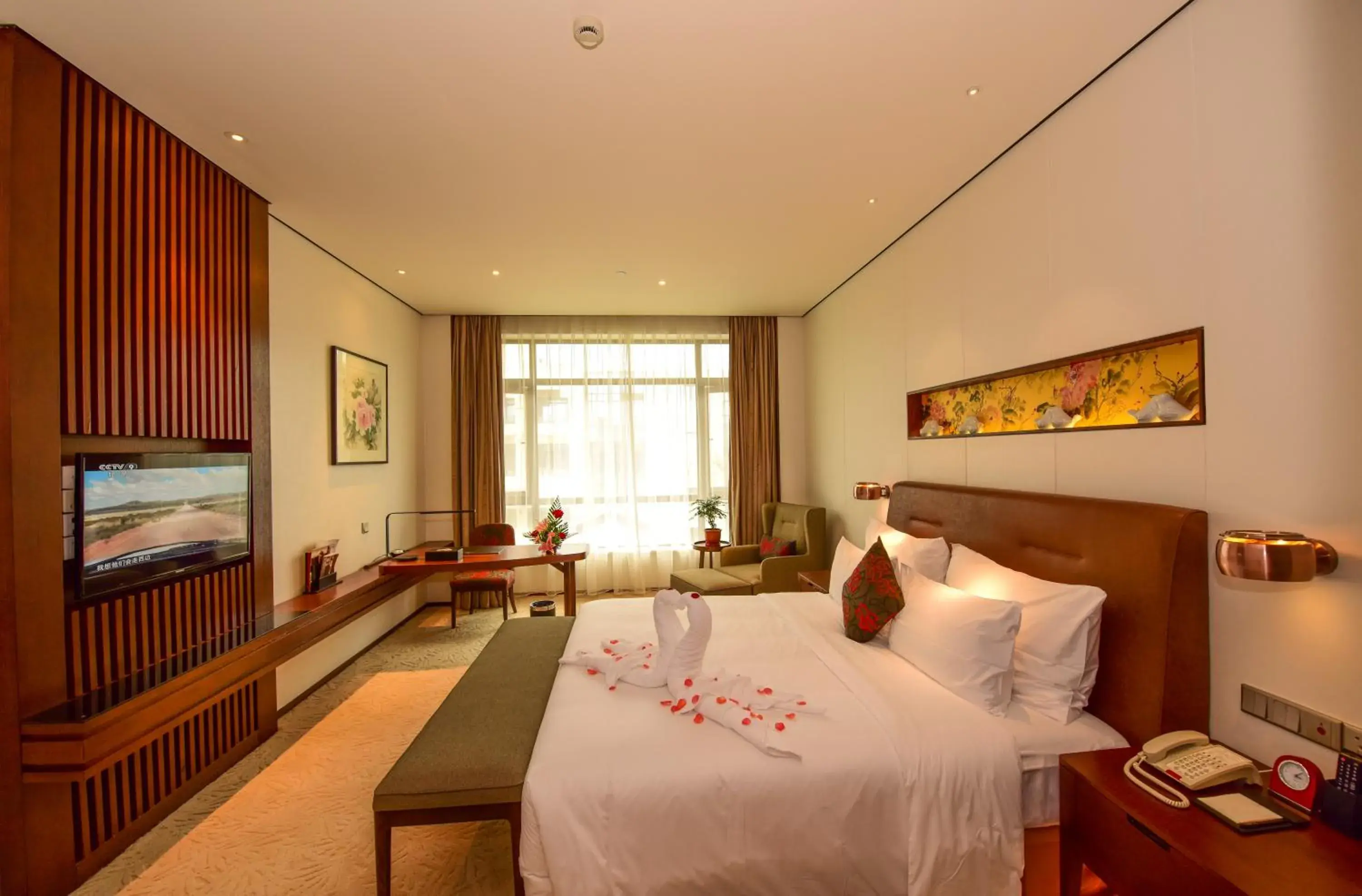 Photo of the whole room, Bed in Wuxi Yew Resort Photo of the whole room, Bed in Wuxi Yew Resort