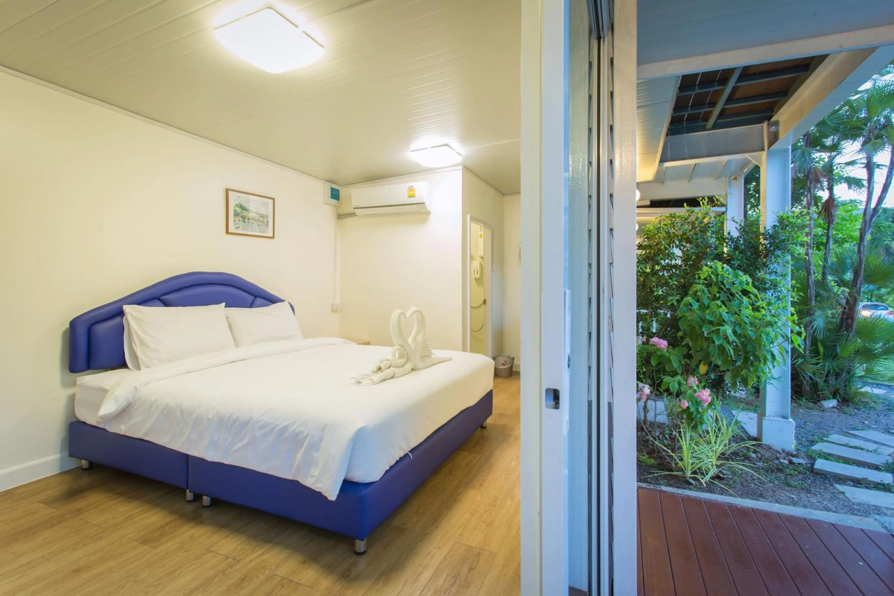 Bed in Tharapana Khaoyai Resort