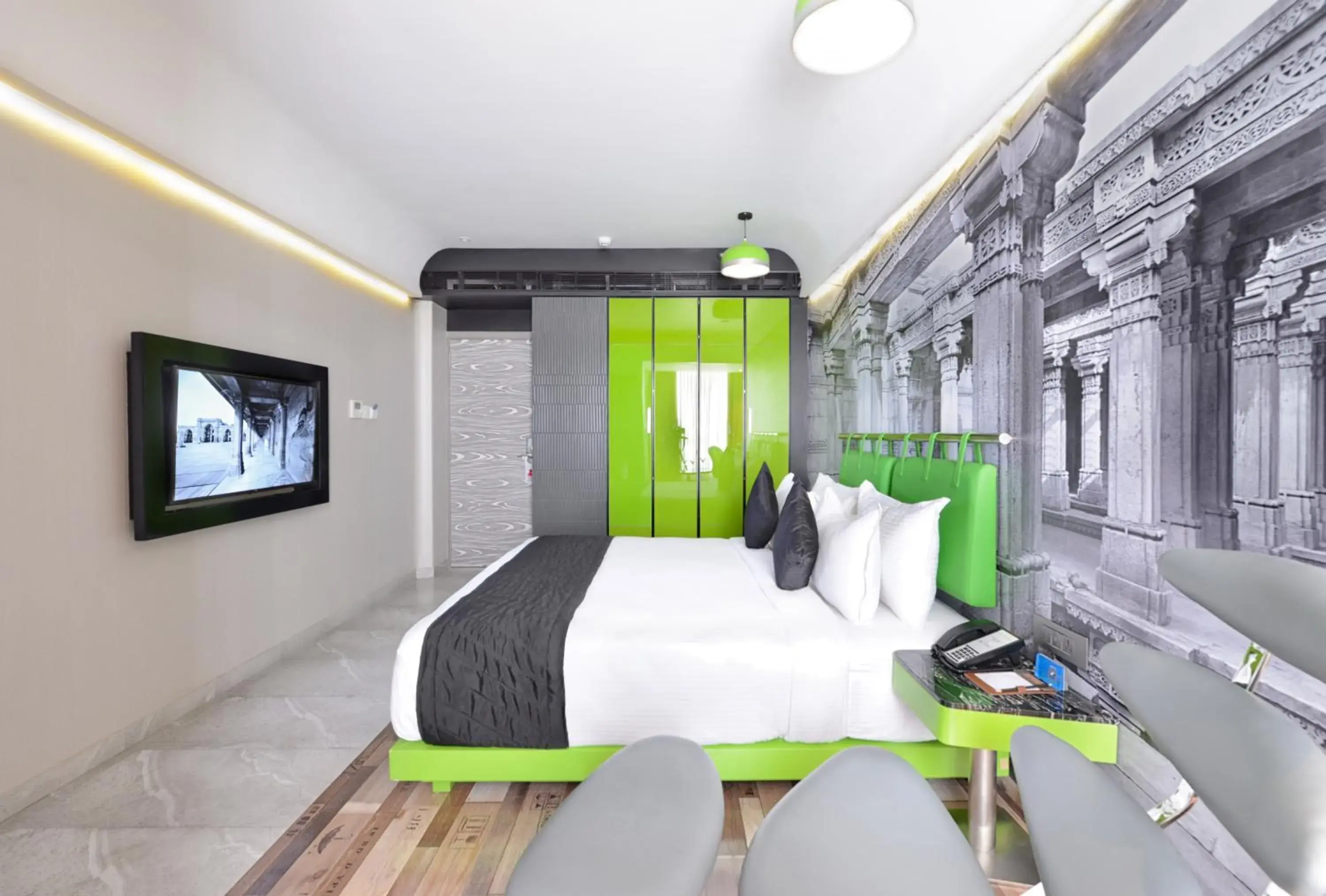 Photo of the whole room, Bed in Regenta Central Antarim Ahmedabad Photo of the whole room, Bed in Regenta Central Antarim Ahmedabad