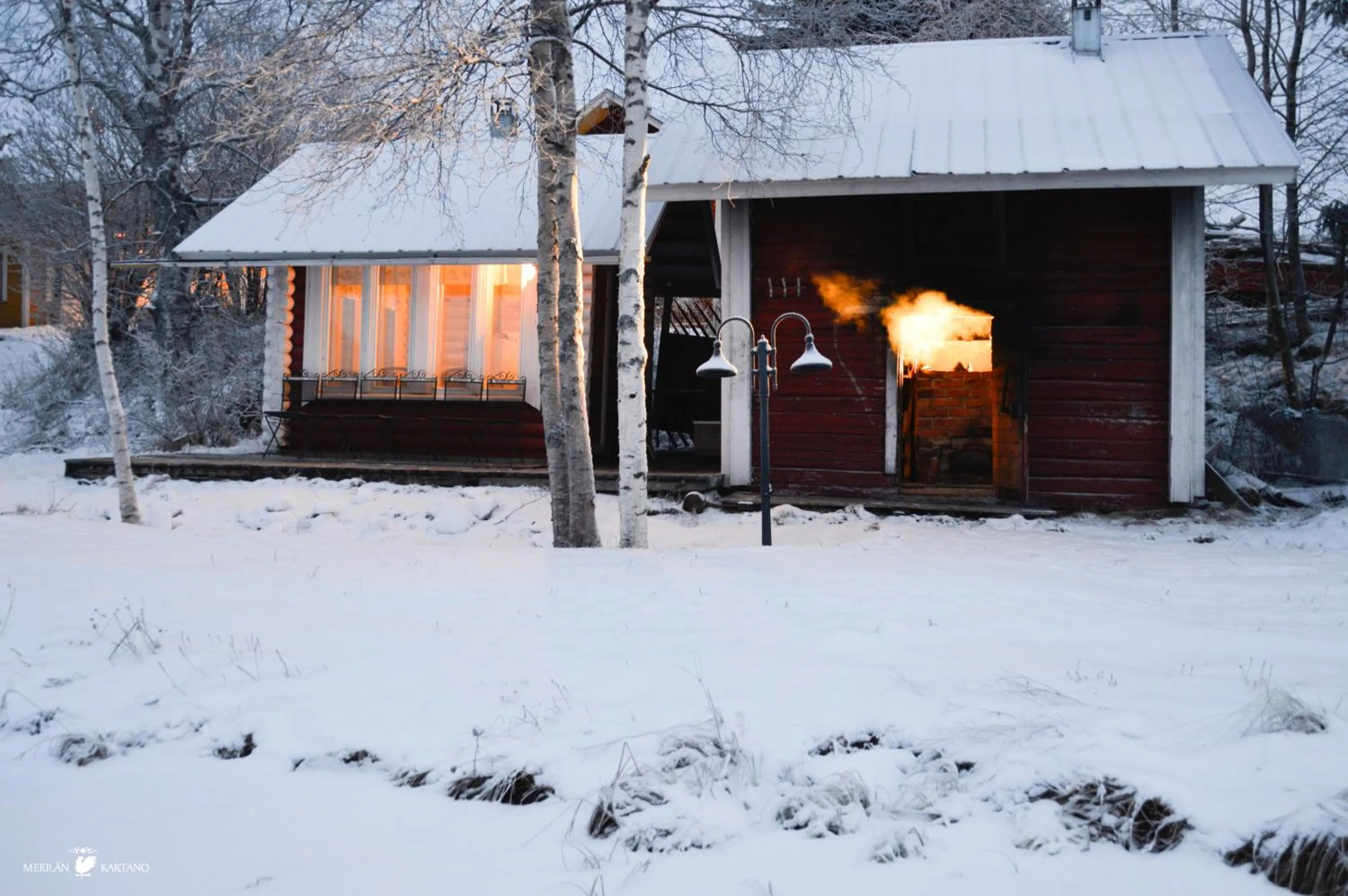 Area and facilities in Merilän Kartano