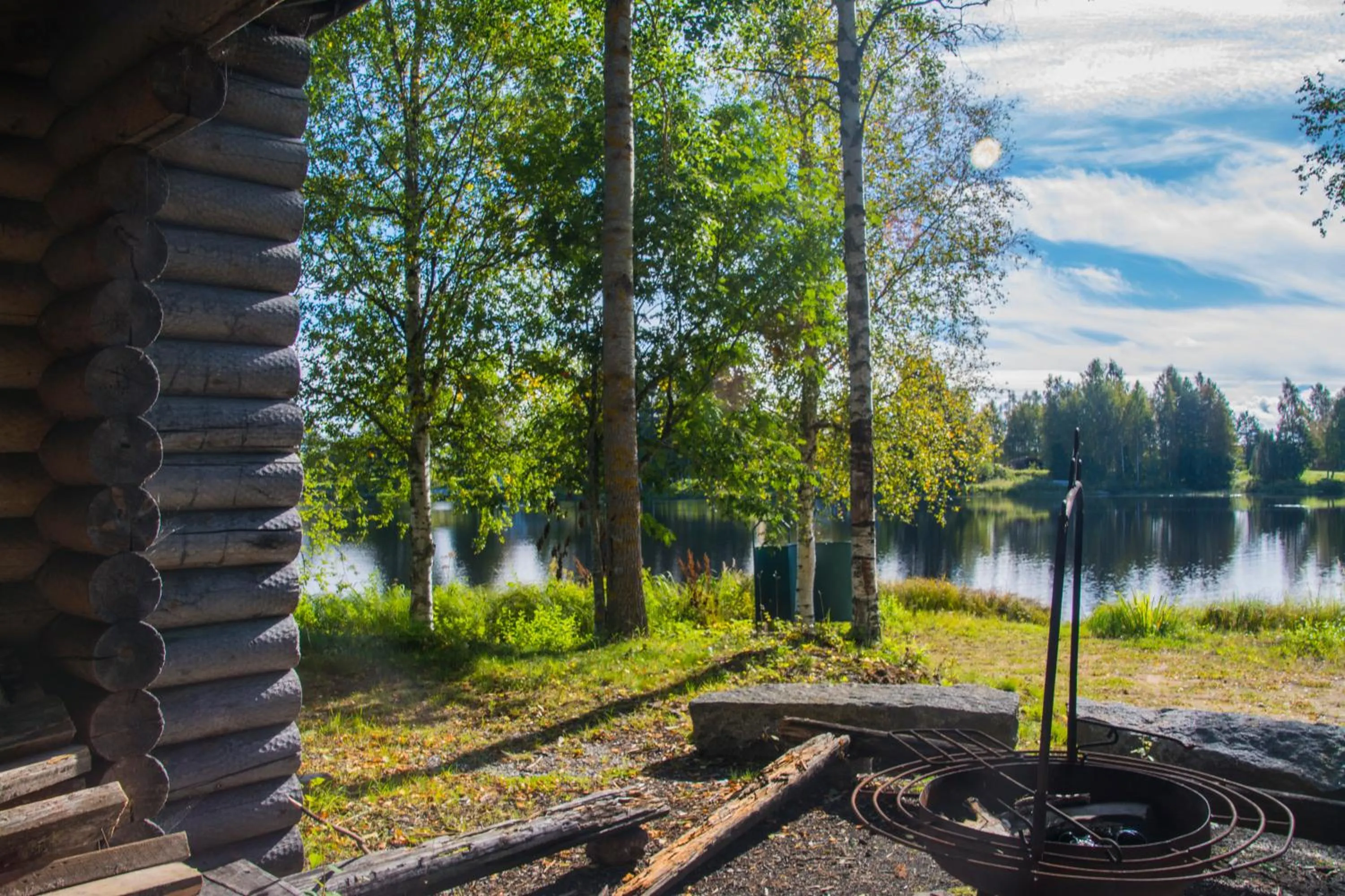 Natural landscape in Merilän Kartano