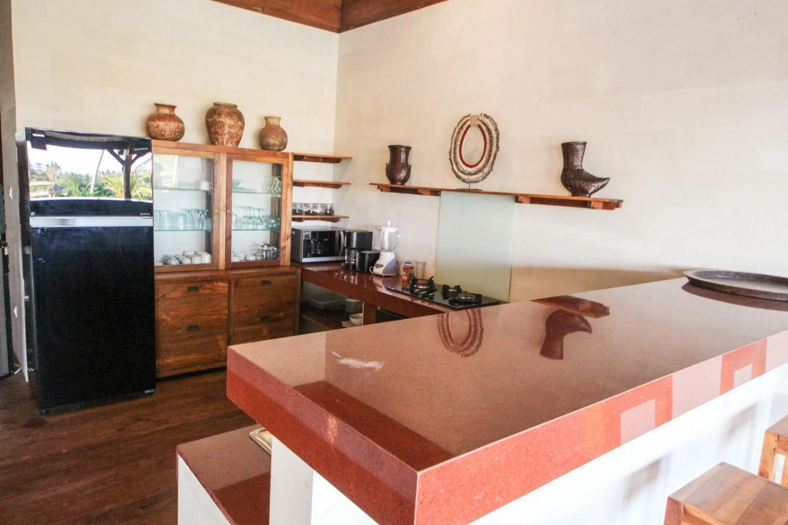 Communal kitchen in Villa Taman Kanti