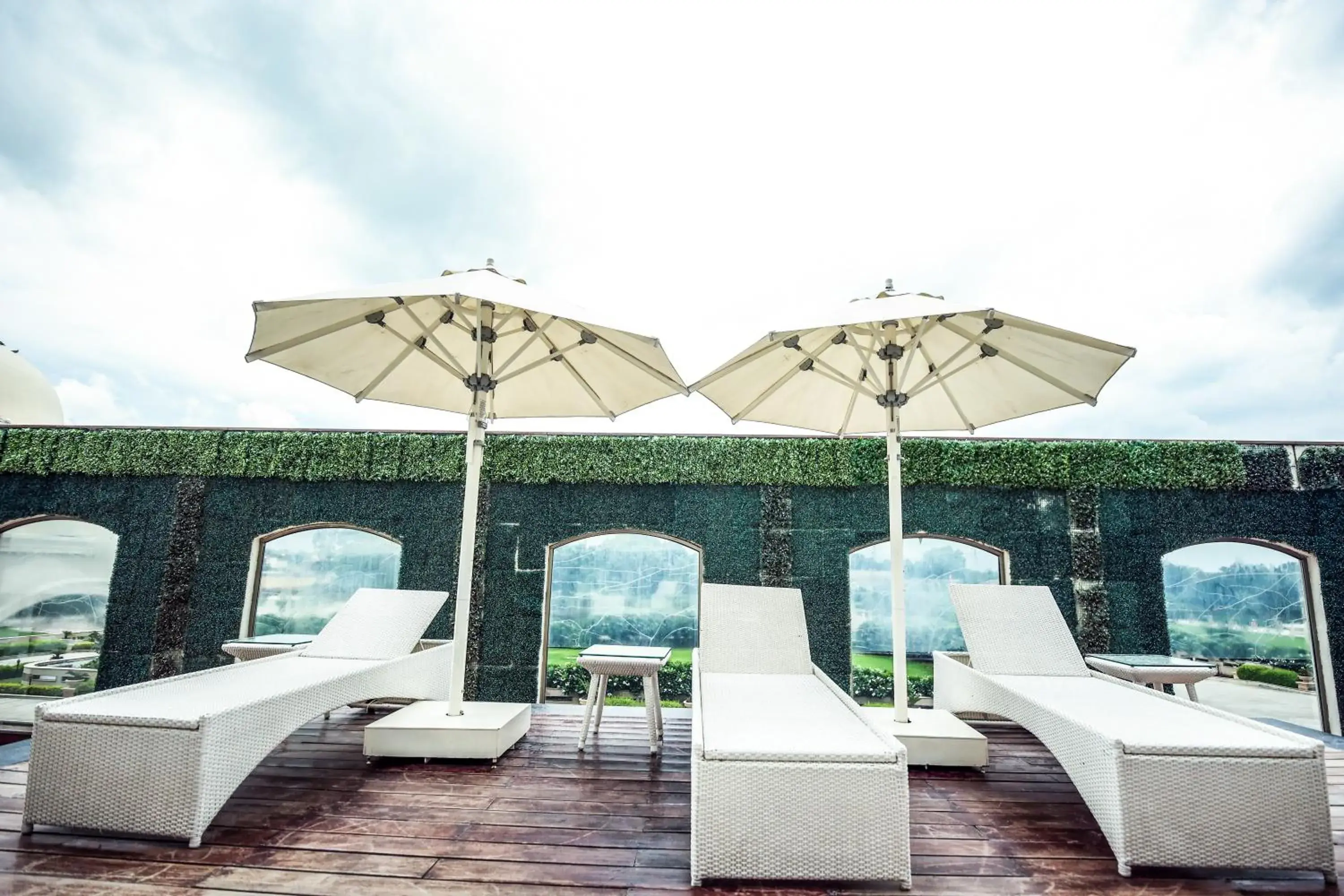 Swimming pool in Ramada by Wyndham Lucknow Hotel and Convention Center Swimming pool in Ramada by Wyndham Lucknow Hotel and Convention Center