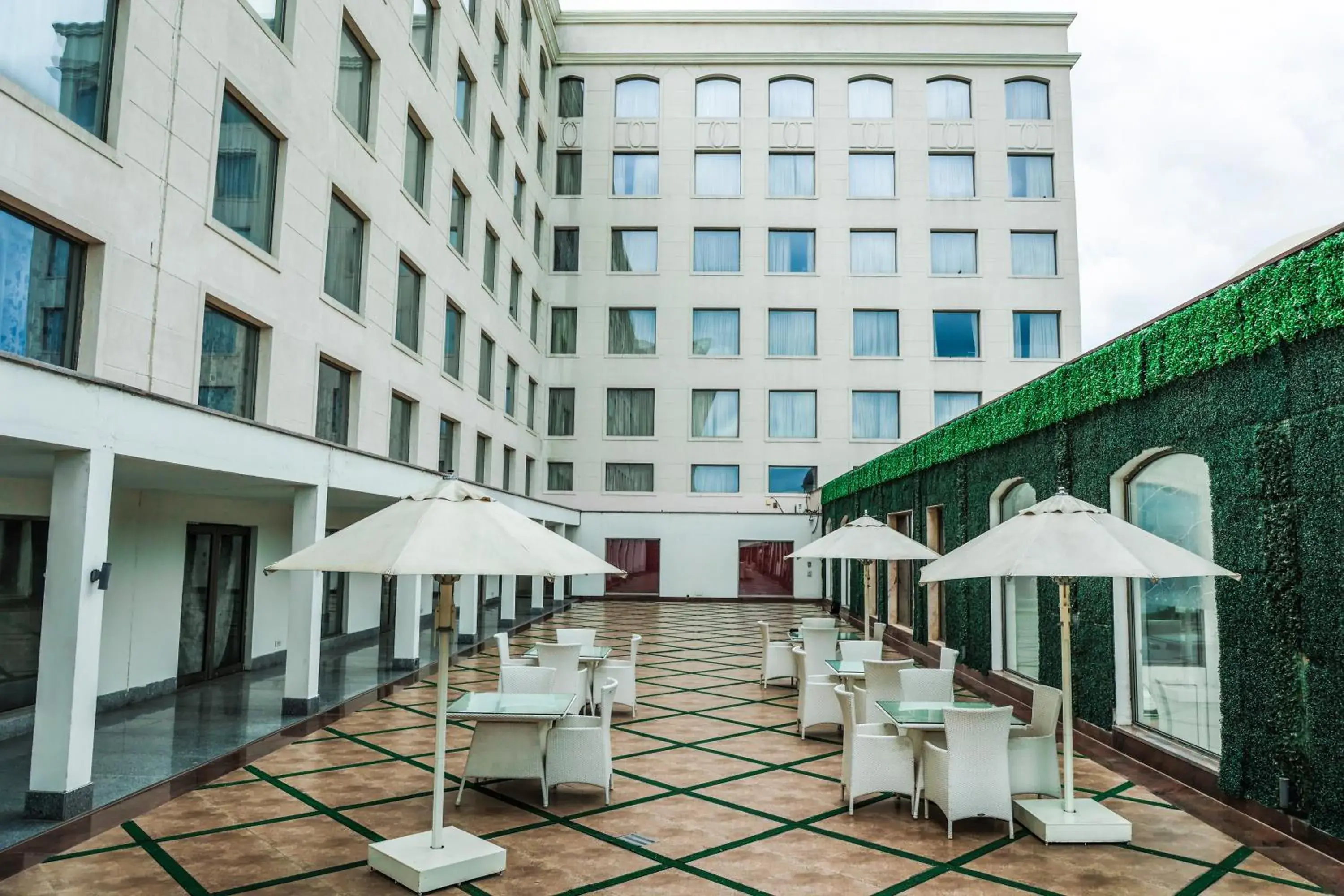 Swimming pool in Ramada by Wyndham Lucknow Hotel and Convention Center Swimming pool in Ramada by Wyndham Lucknow Hotel and Convention Center