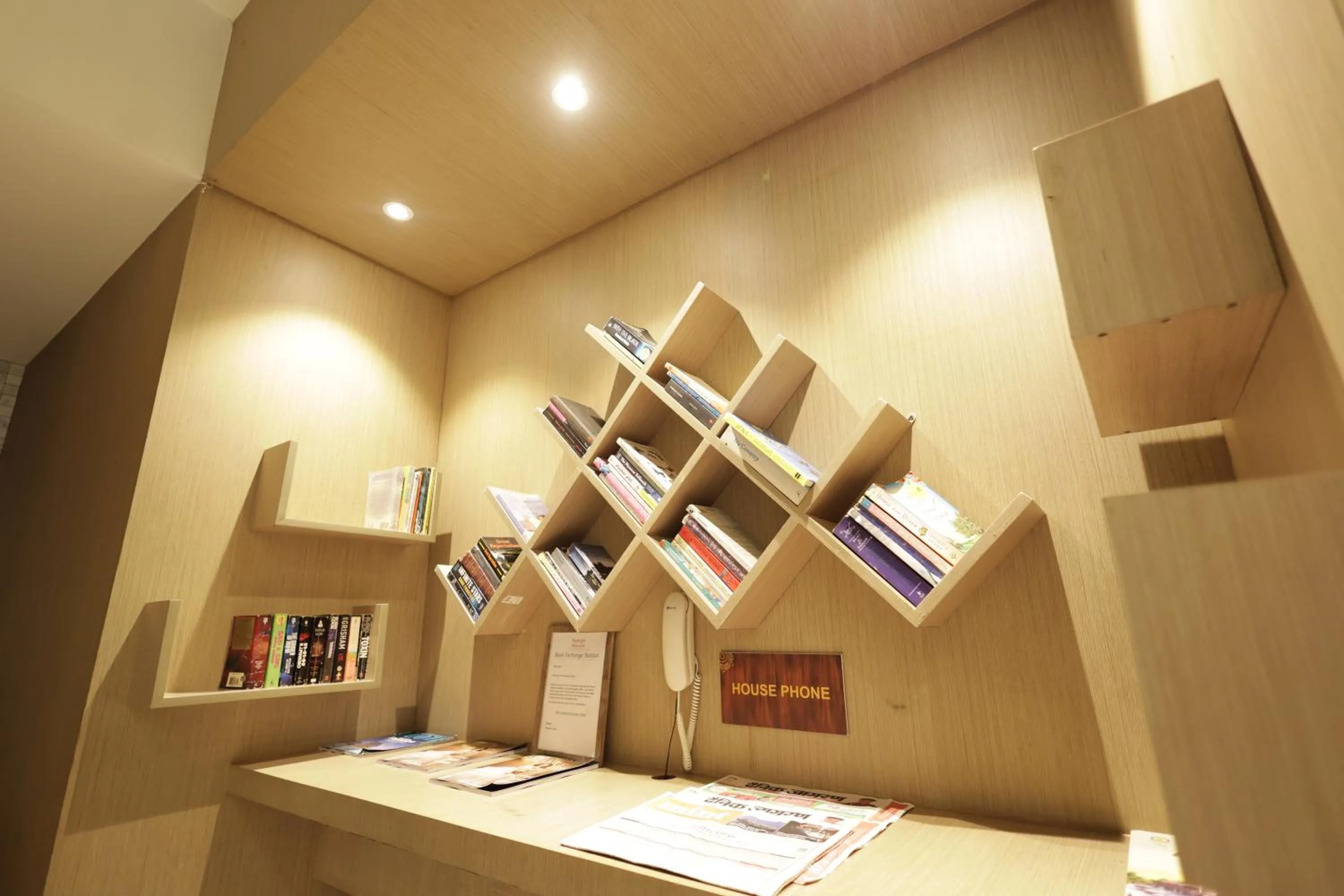 Library in Ramada by Wyndham Lucknow Hotel and Convention Center