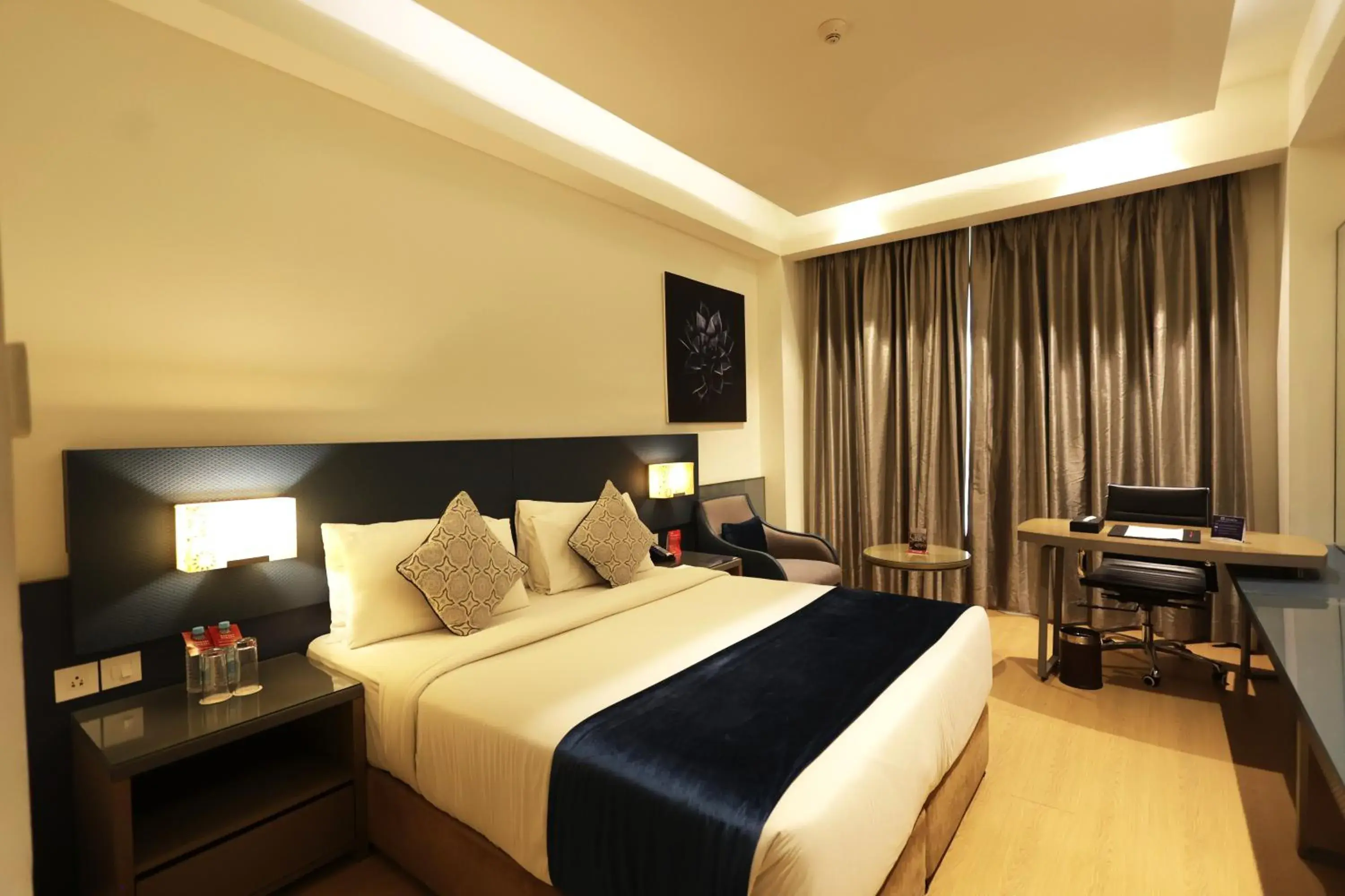 Bedroom, Bed in Ramada by Wyndham Lucknow Hotel and Convention Center Bedroom, Bed in Ramada by Wyndham Lucknow Hotel and Convention Center