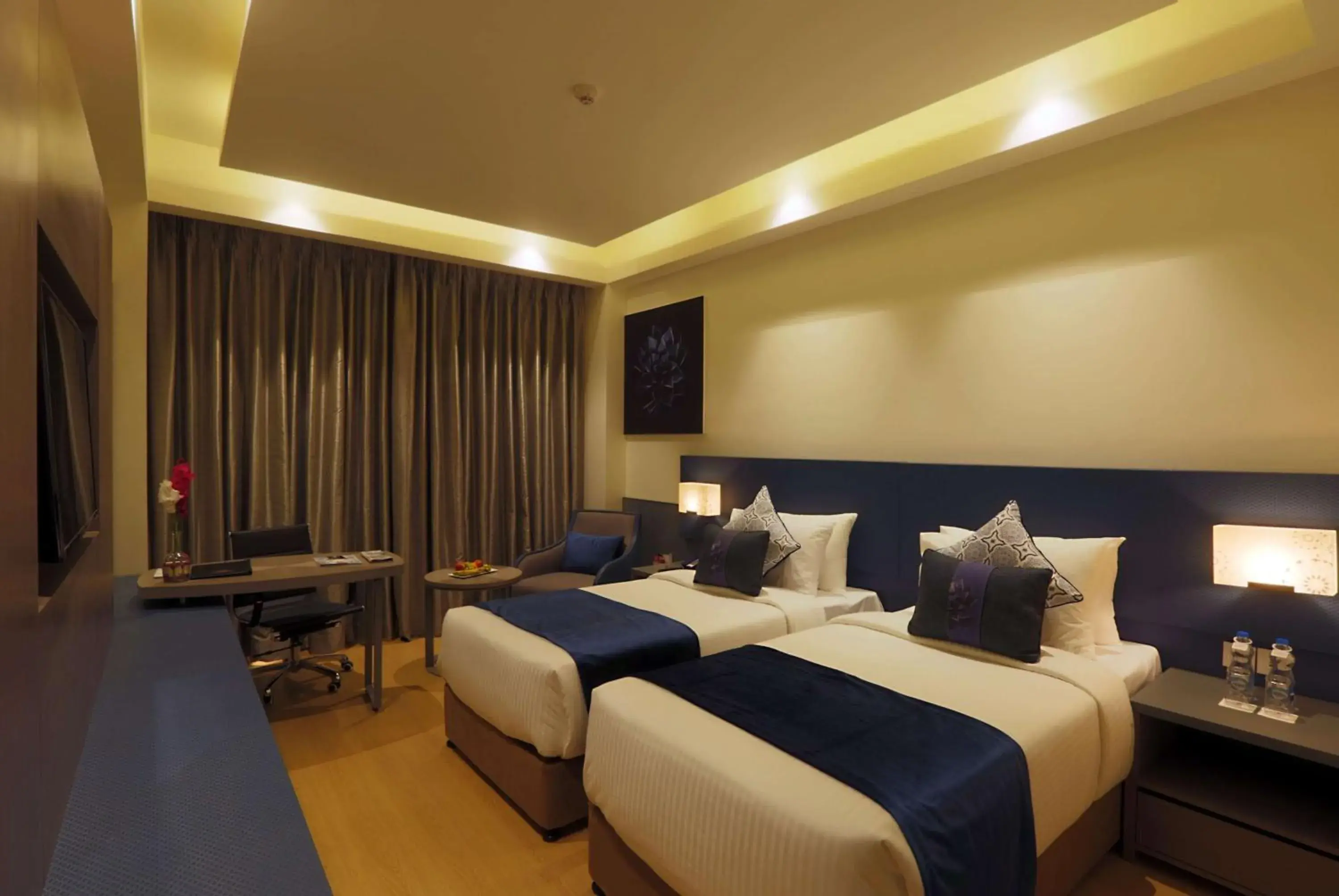 Bed in Ramada by Wyndham Lucknow Hotel and Convention Center Bed in Ramada by Wyndham Lucknow Hotel and Convention Center