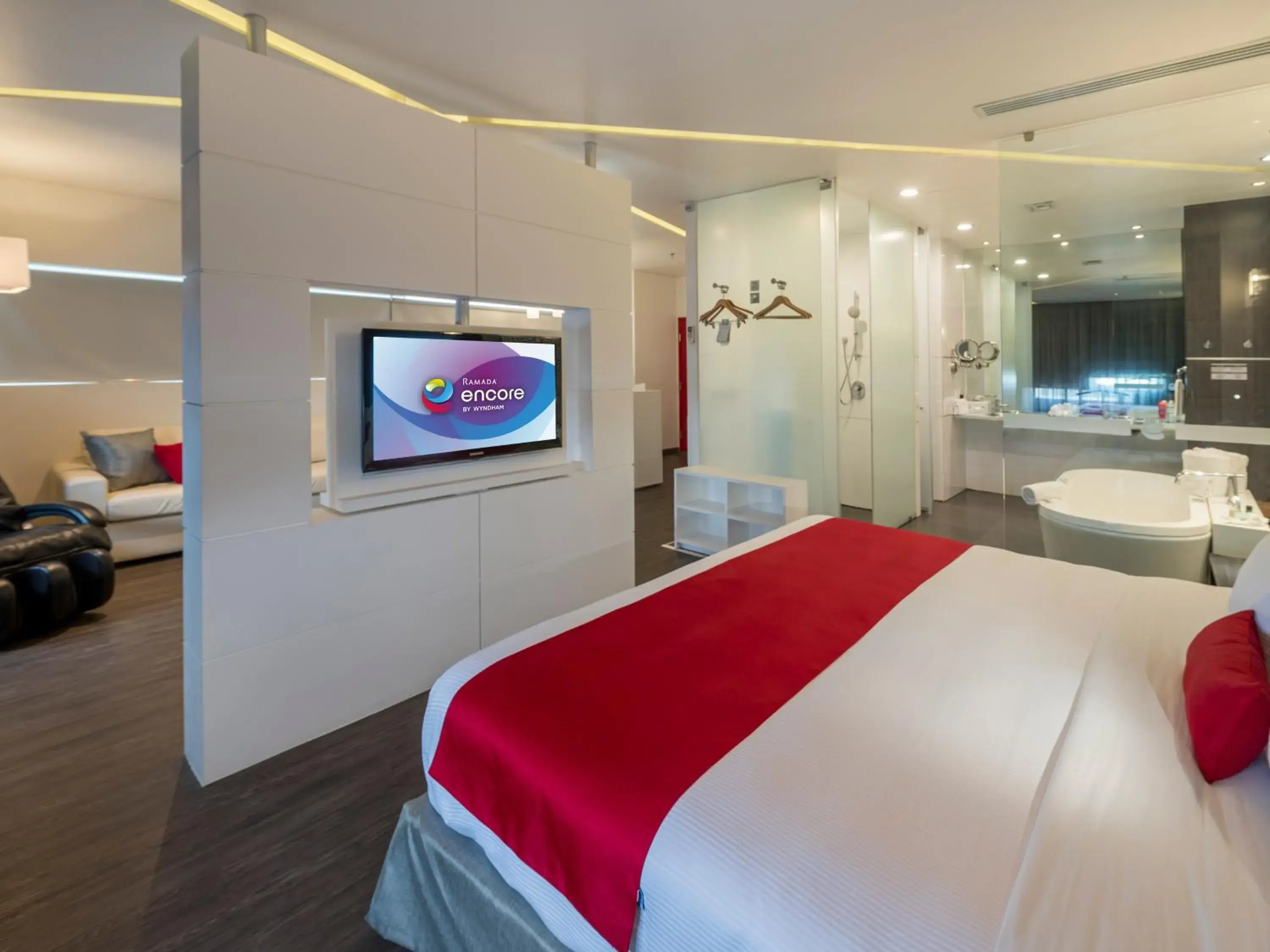 Bedroom, Bed in Ramada Encore by Wyndham Puebla Bedroom, Bed in Ramada Encore by Wyndham Puebla