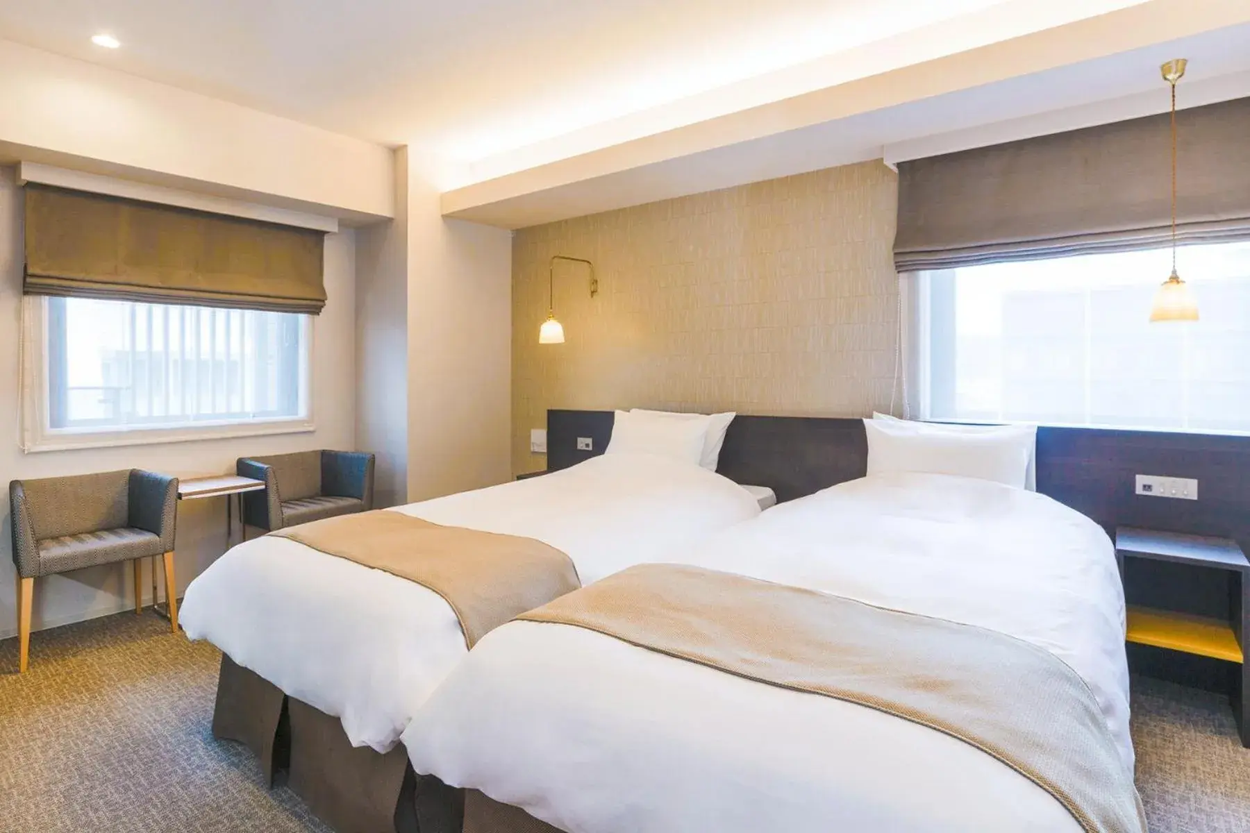 Bed in Hotel M's Est Shijo Karasuma Bed in Hotel M's Est Shijo Karasuma