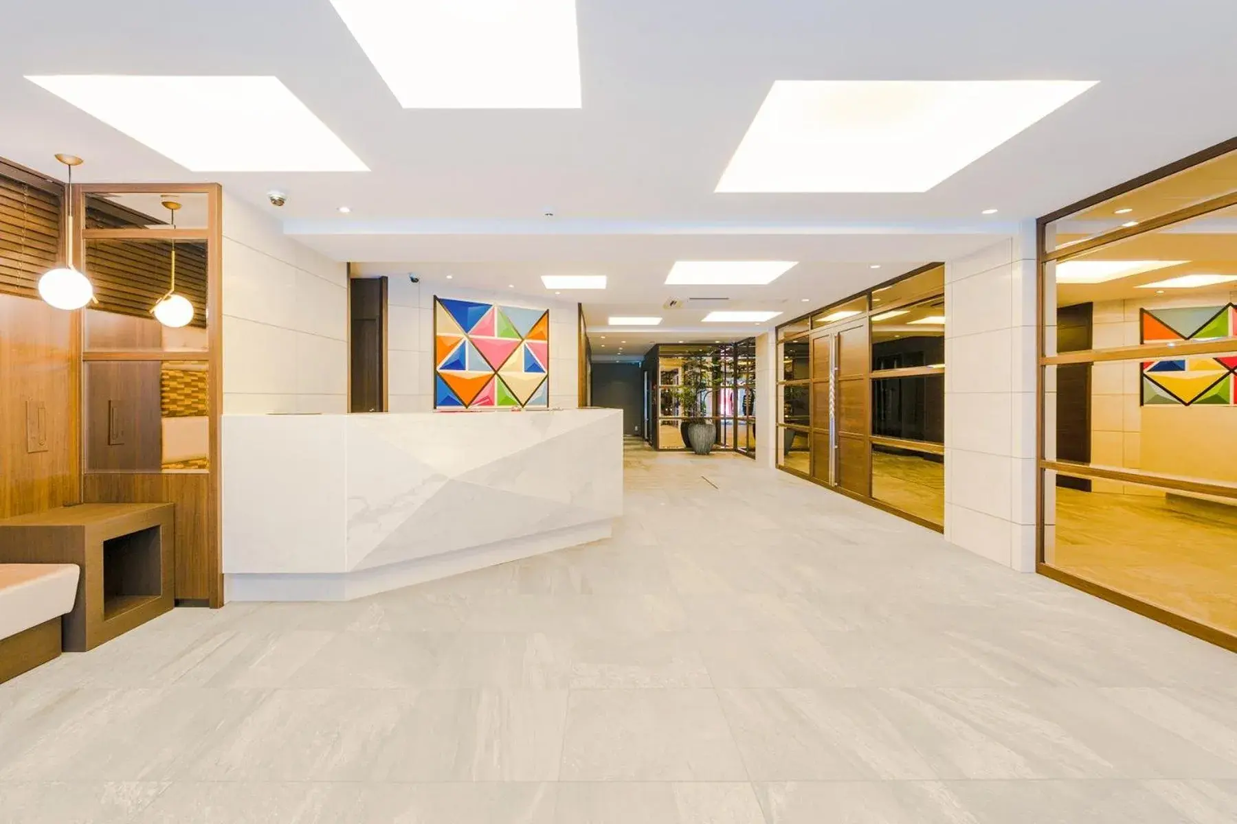 Lobby or reception, Bed in Hotel M's Est Shijo Karasuma Lobby or reception, Bed in Hotel M's Est Shijo Karasuma