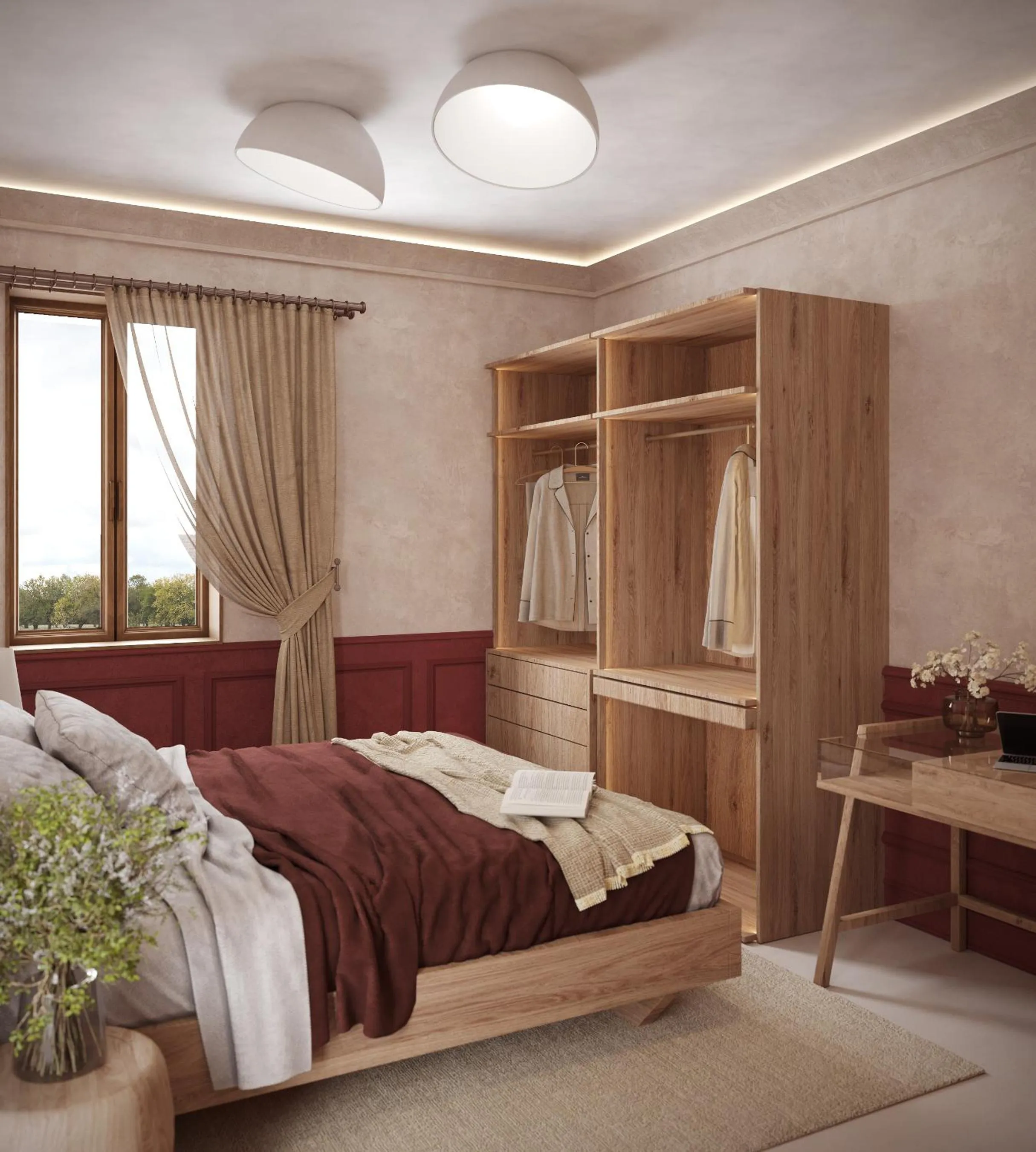 Photo of the whole room, Bed in Hemanaire