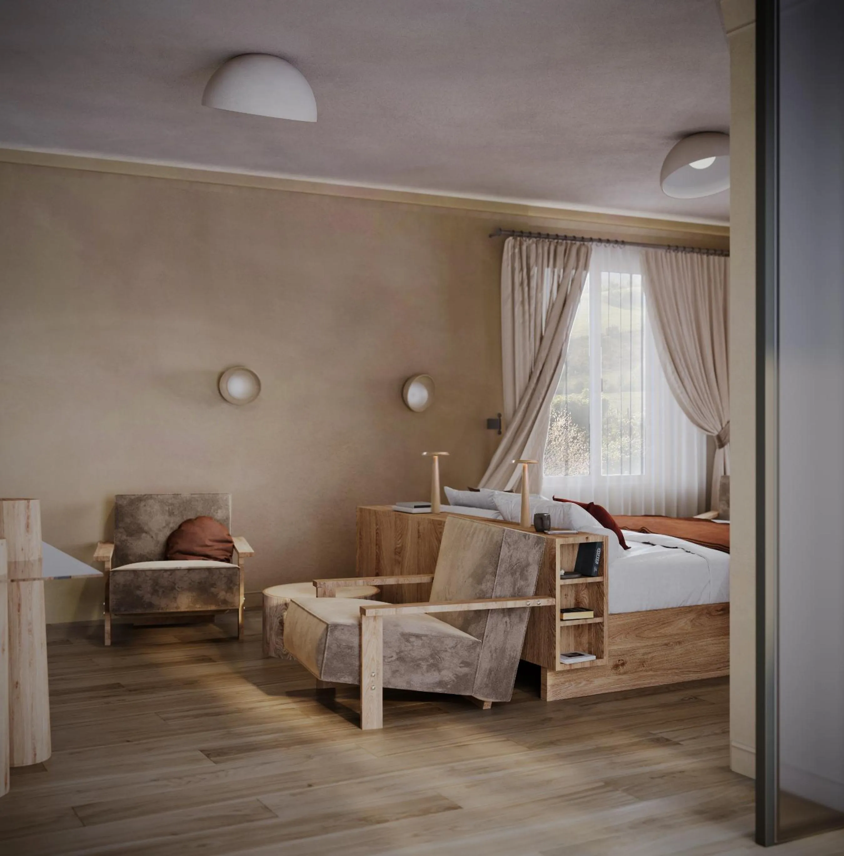 Bedroom, Bed in Hemanaire