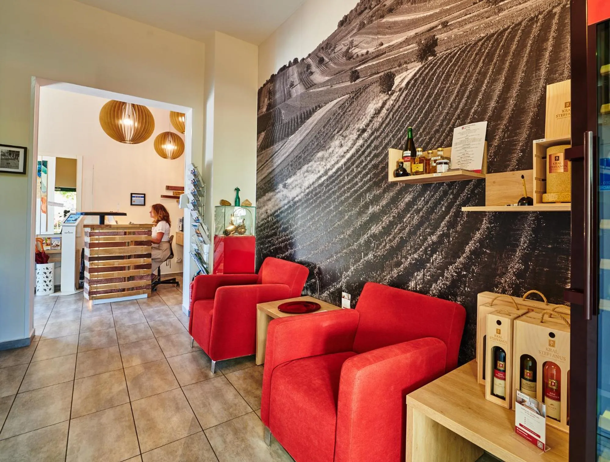 Lobby or reception in Pension Kral