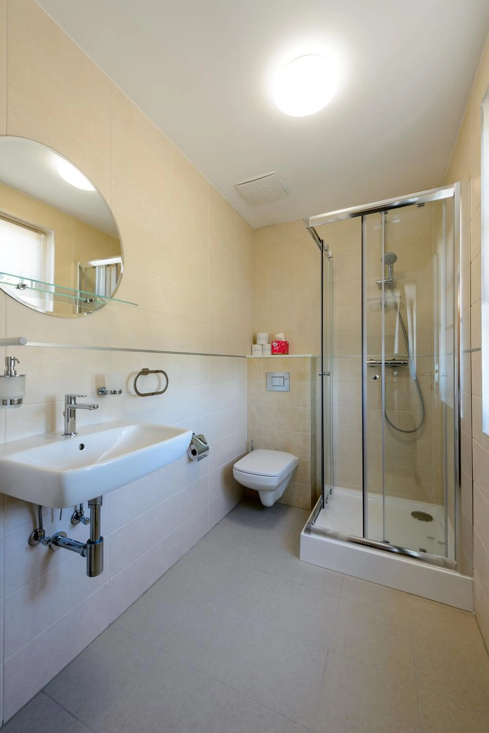 Shower in Pension Kral