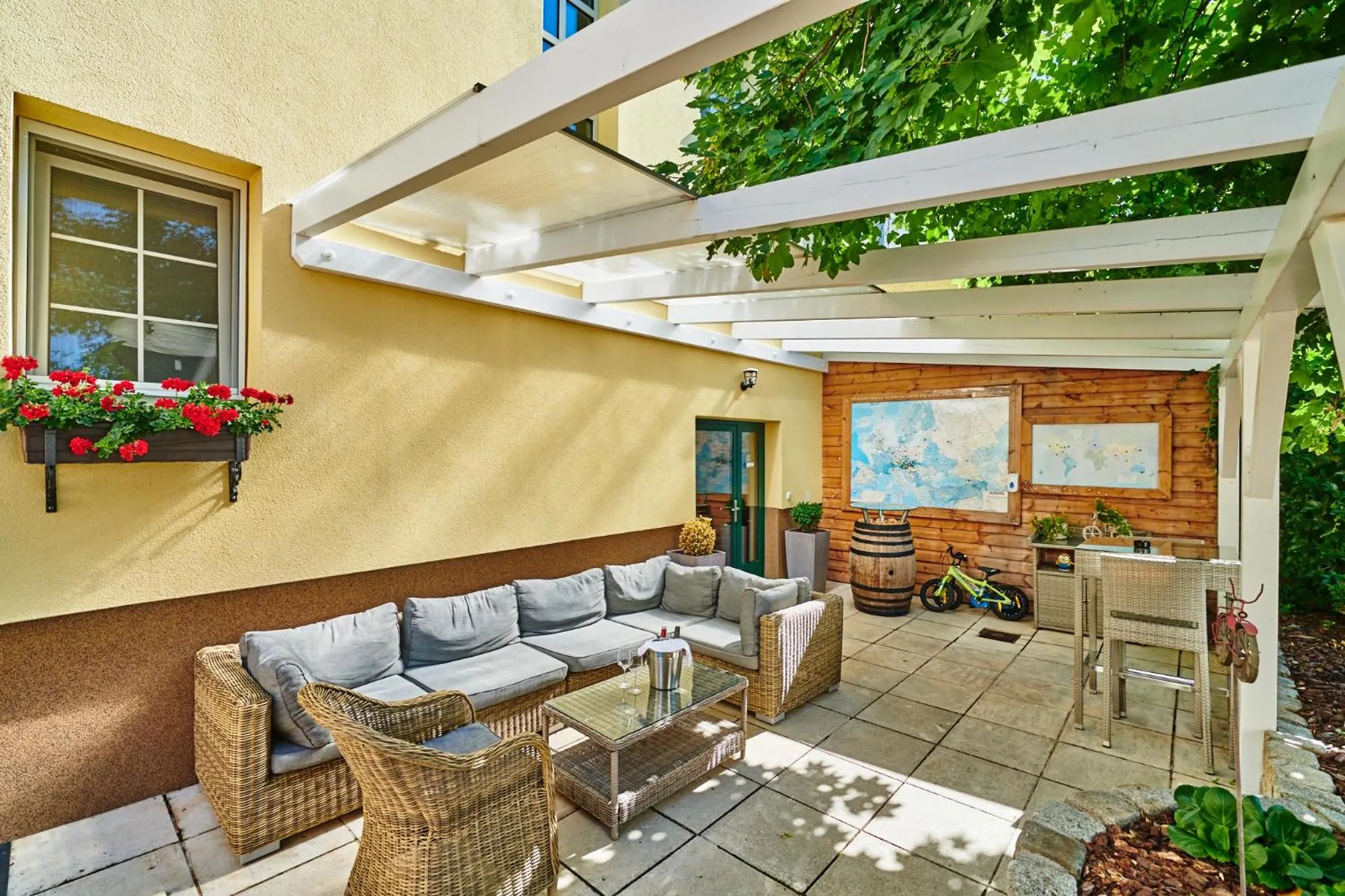 Garden in Pension Kral