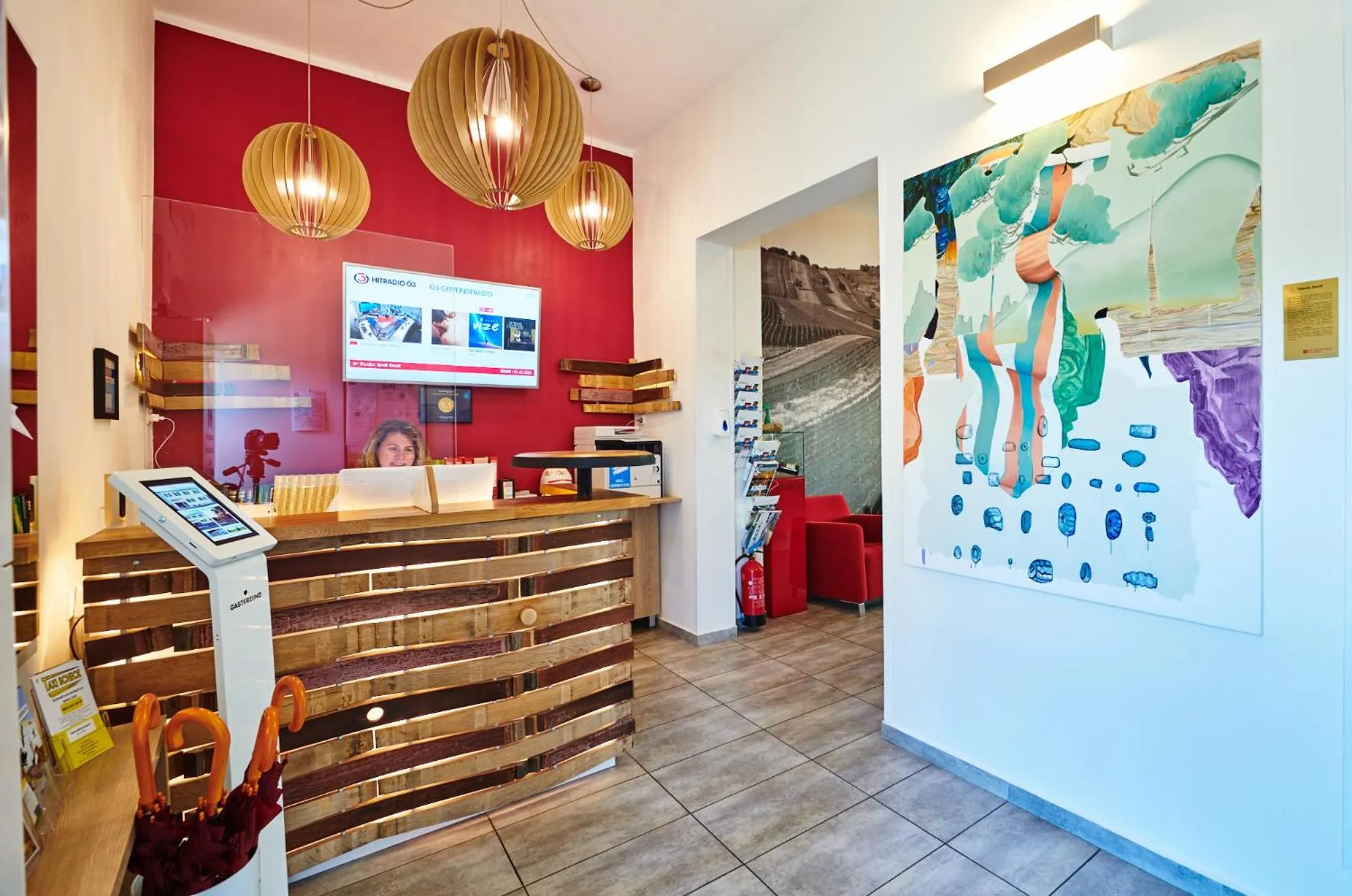 Lobby or reception in Pension Kral