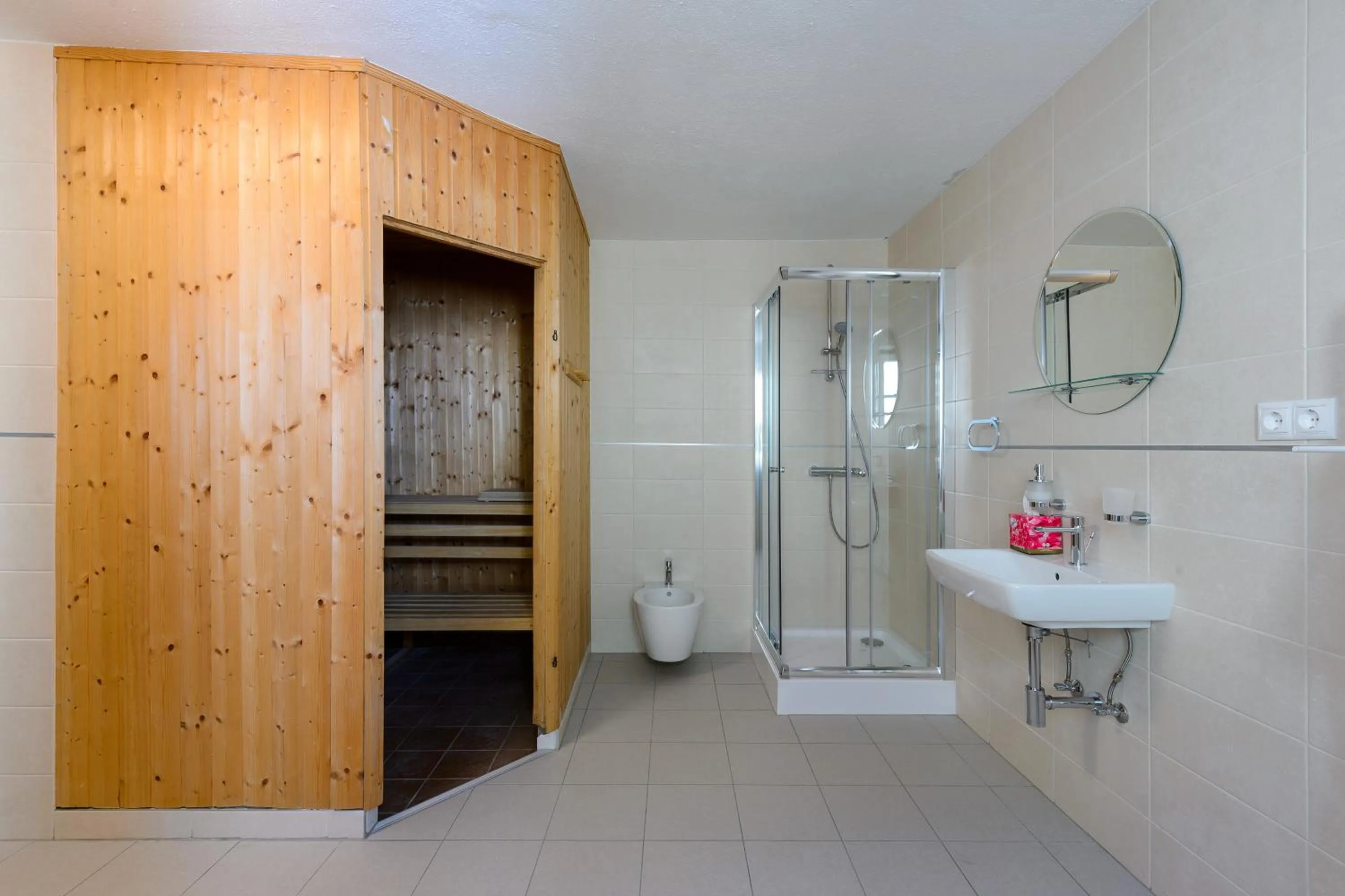 Sauna in Pension Kral