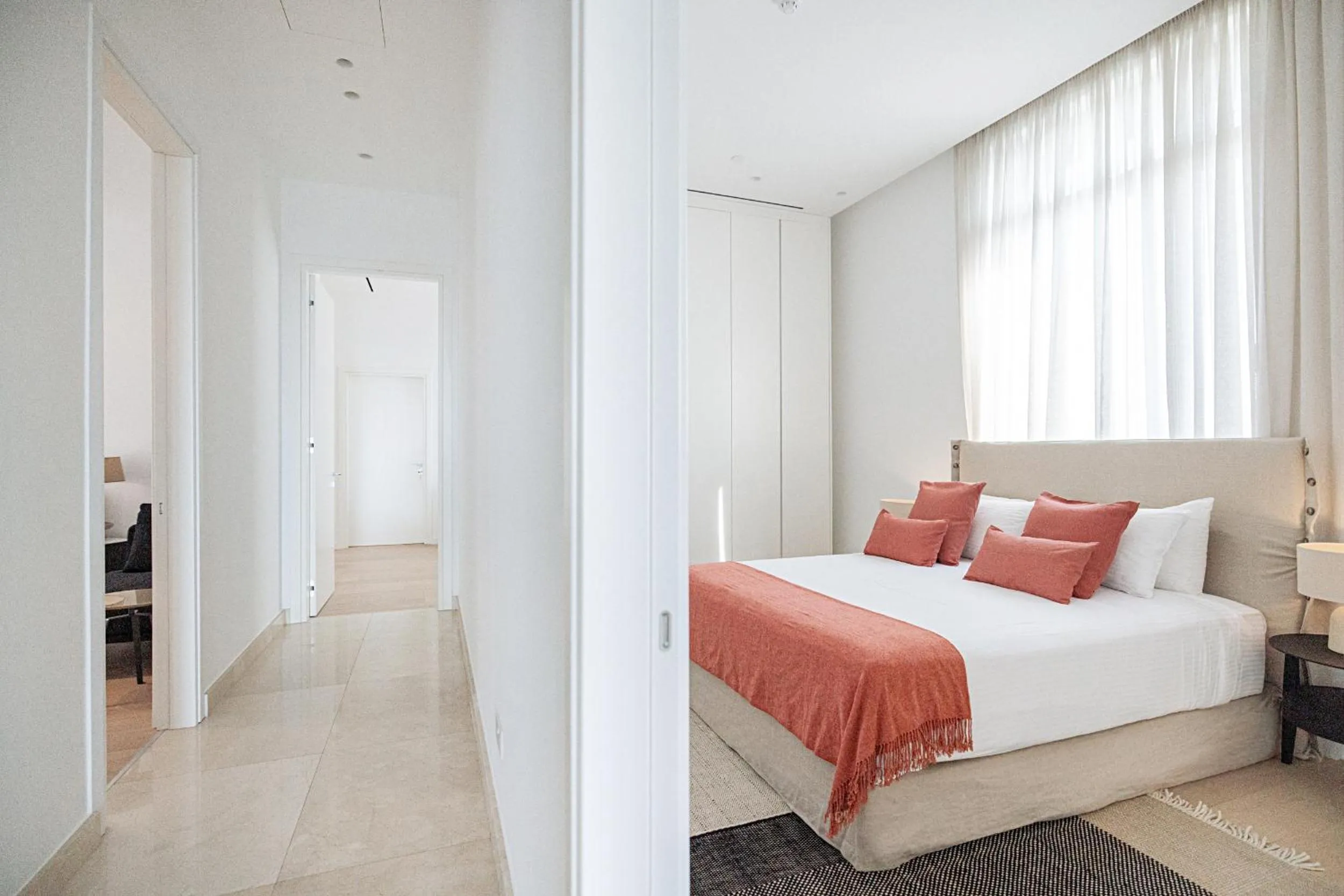 Bedroom, Bed in Nicosia Central Park Residences