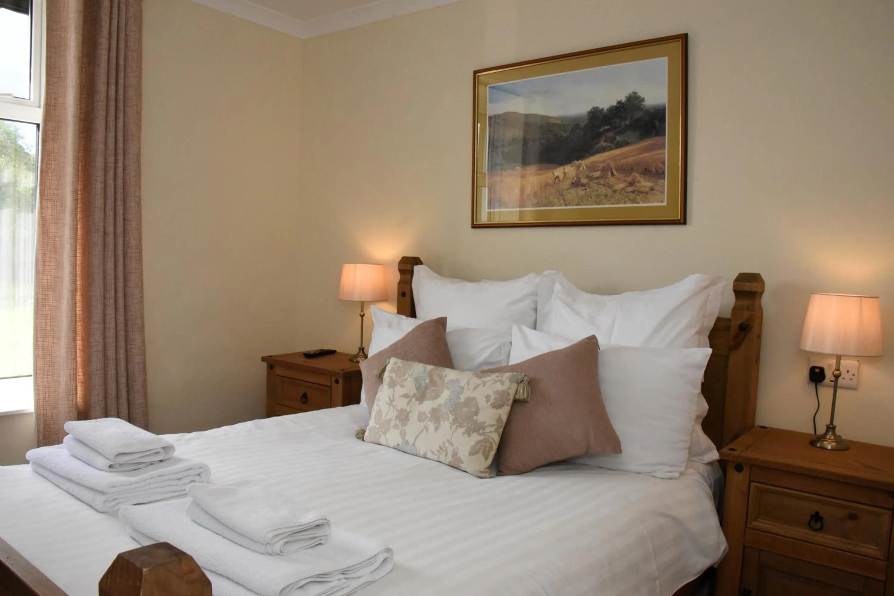 Bed in The Llanelwedd Arms Hotel